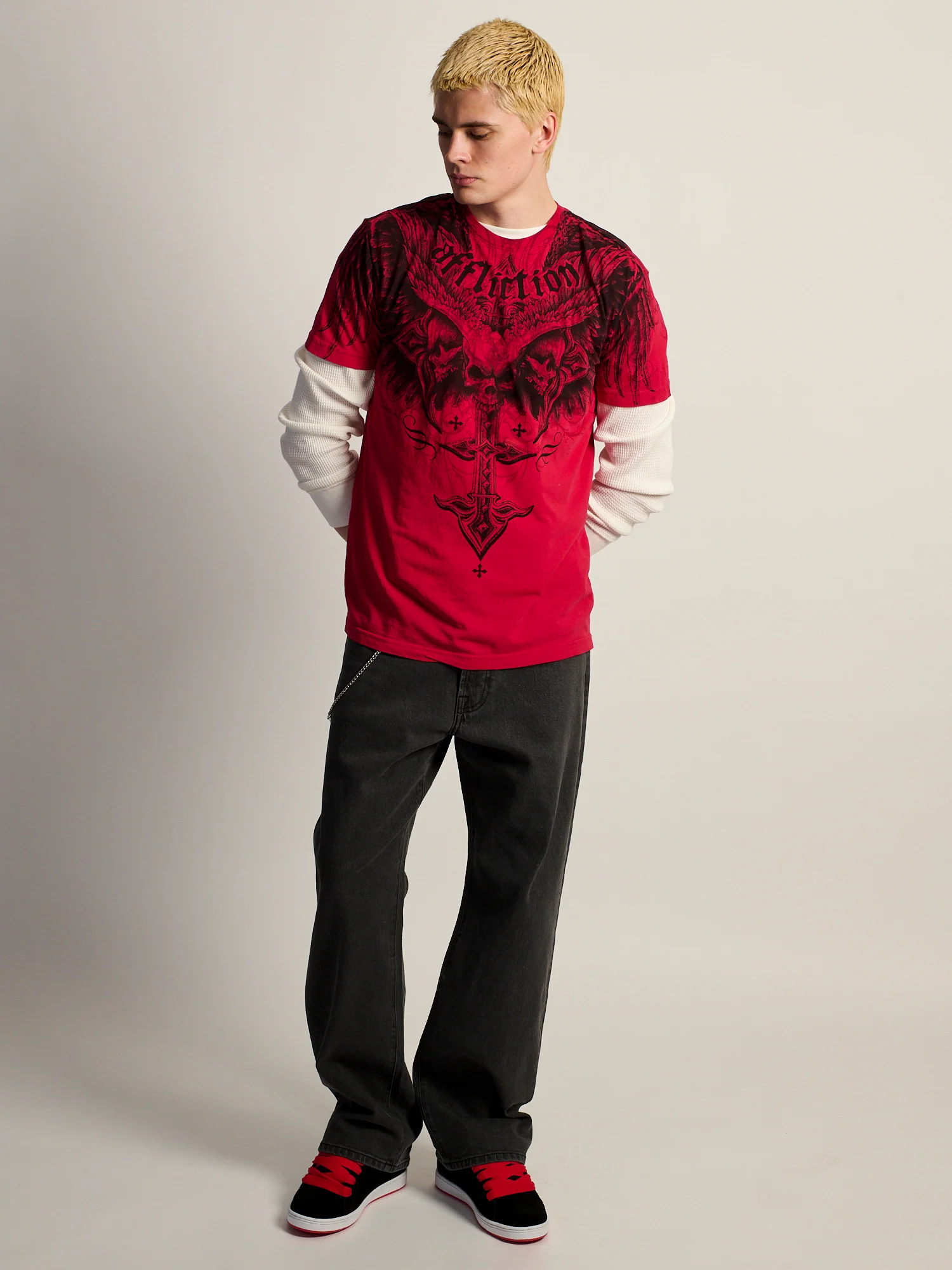 AFFLICTION DEATH EYES T-SHIRT - Image 3