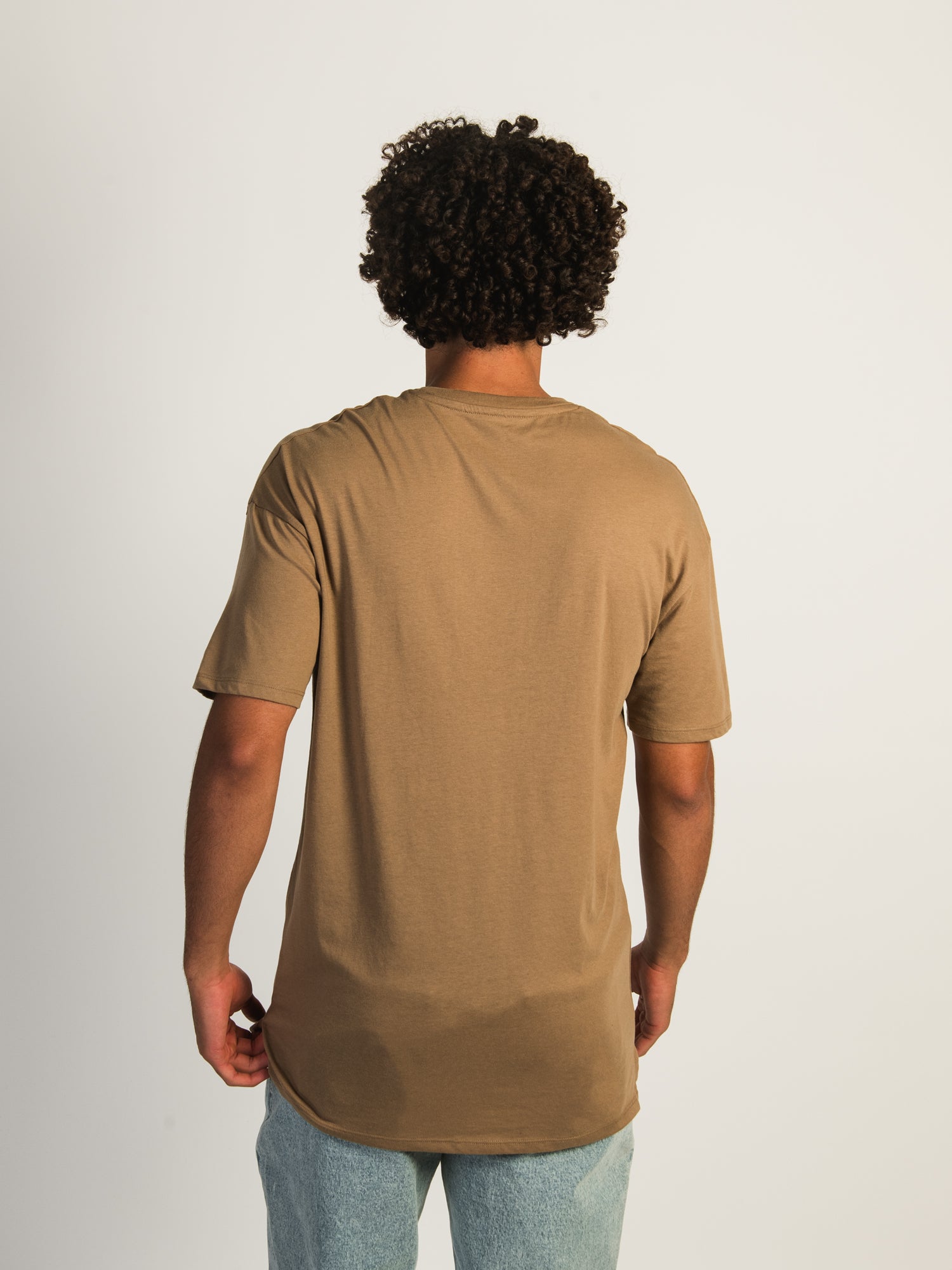 LONG FIT TEE - BEIGE - Image 2
