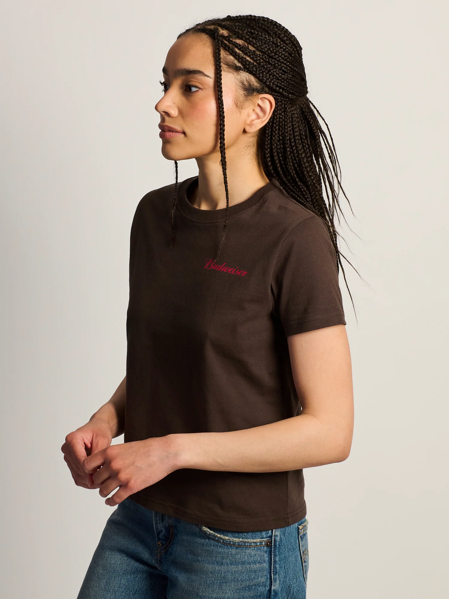 BUDWEISER SCRIPT BOXY TEE - Image 4