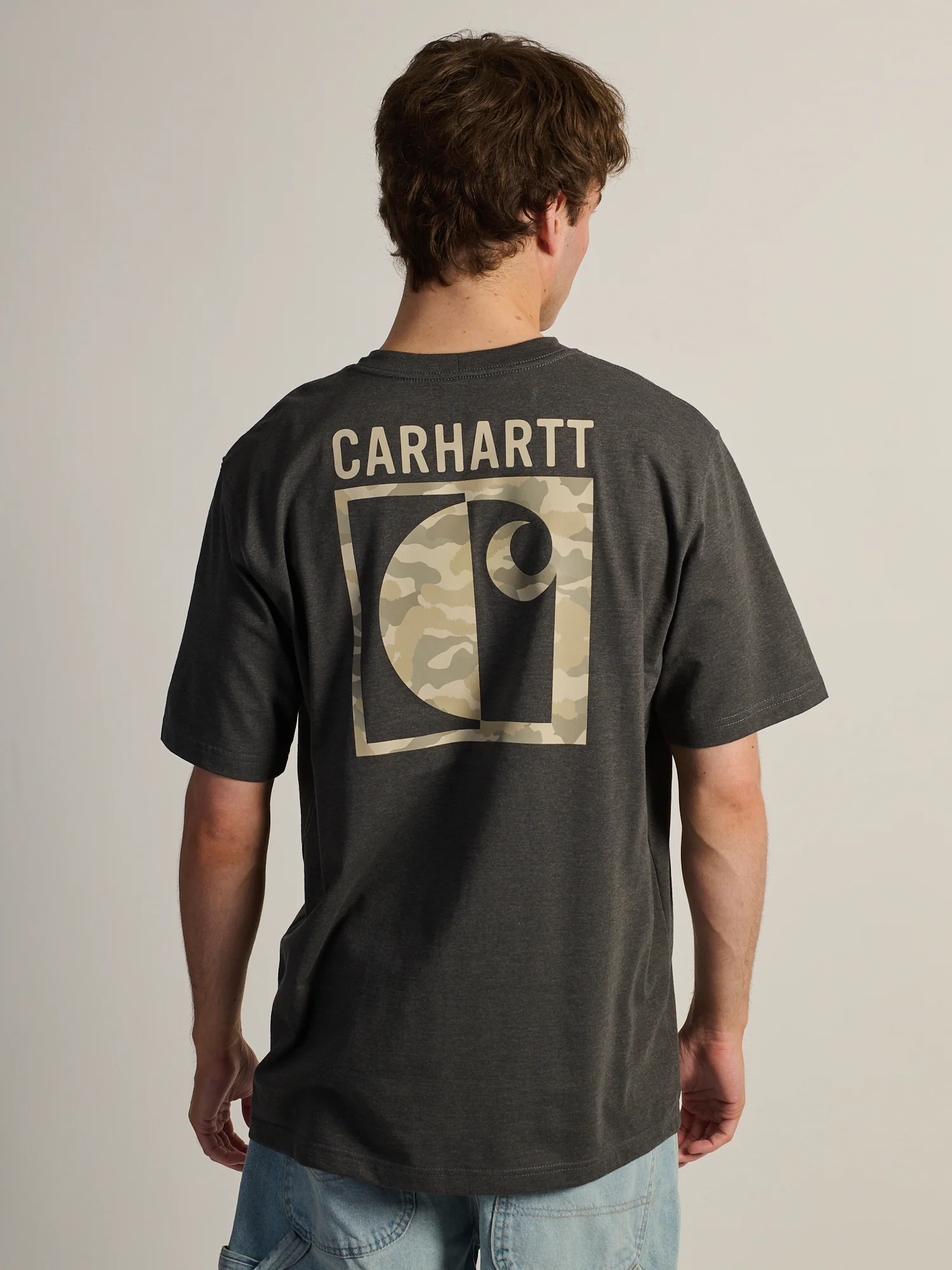 CARHARTT IRVINE RELAXED BLOCK CAMO T-SHIRT - Image 3