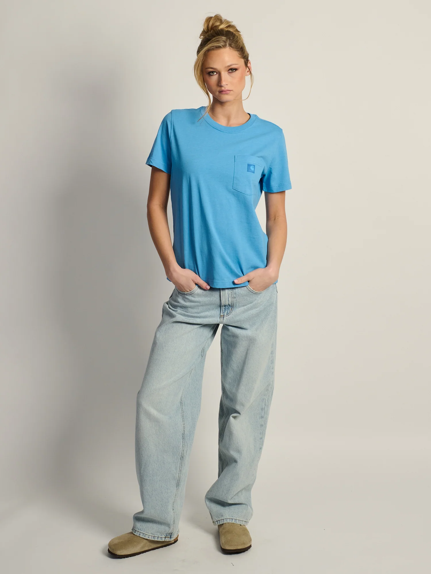 CARHARTT IRVINE RELAXED TEE- BLUE - Image 3