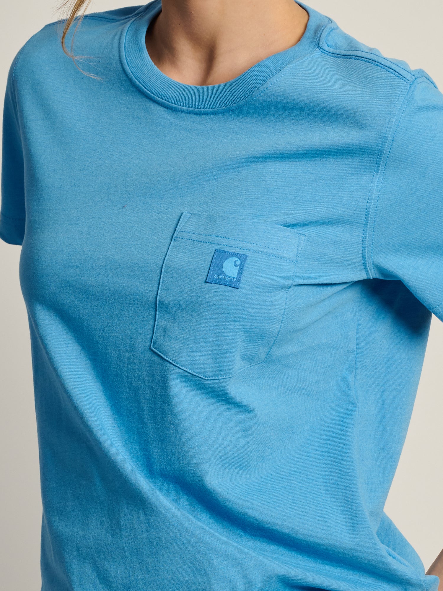 CARHARTT IRVINE RELAXED TEE- BLUE - Image 4