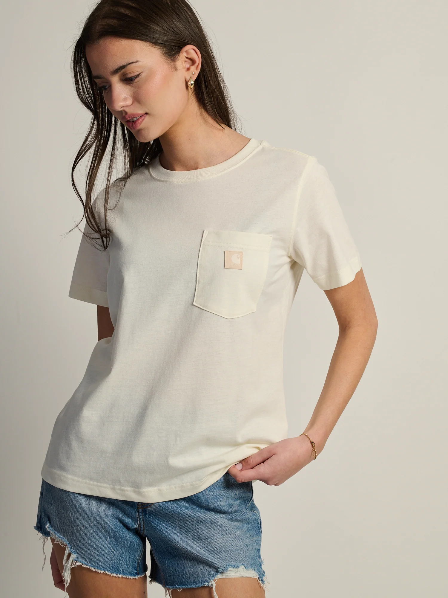 CARHARTT IRVINE RELAXED TEE - EGGSHELL - Image 2