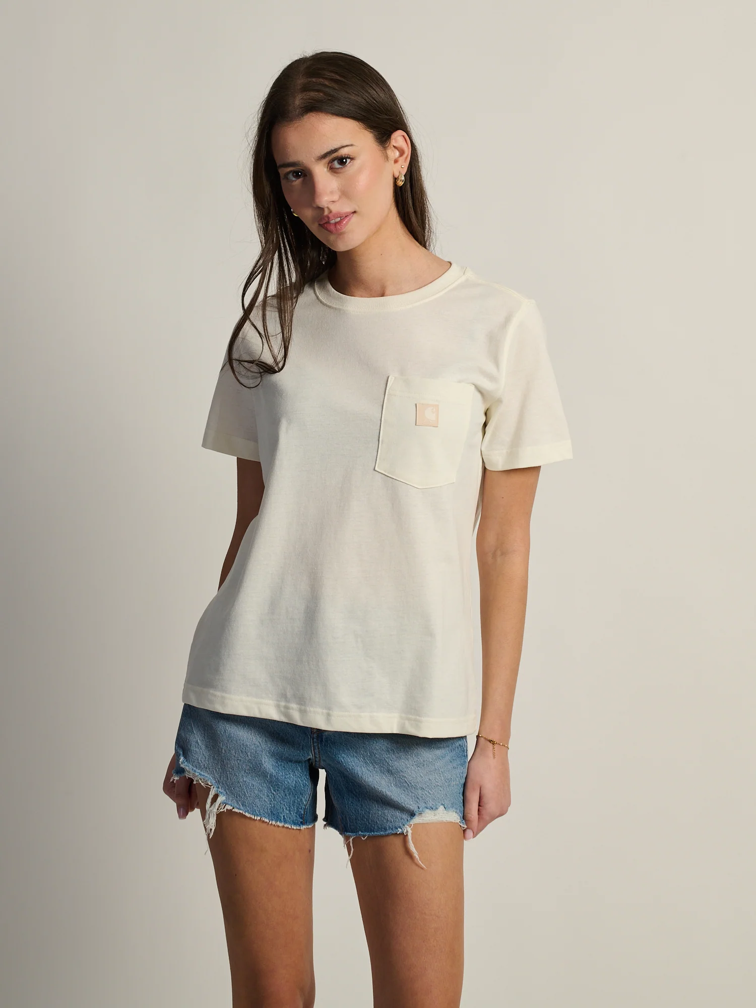 CARHARTT IRVINE RELAXED TEE - EGGSHELL - Image 4