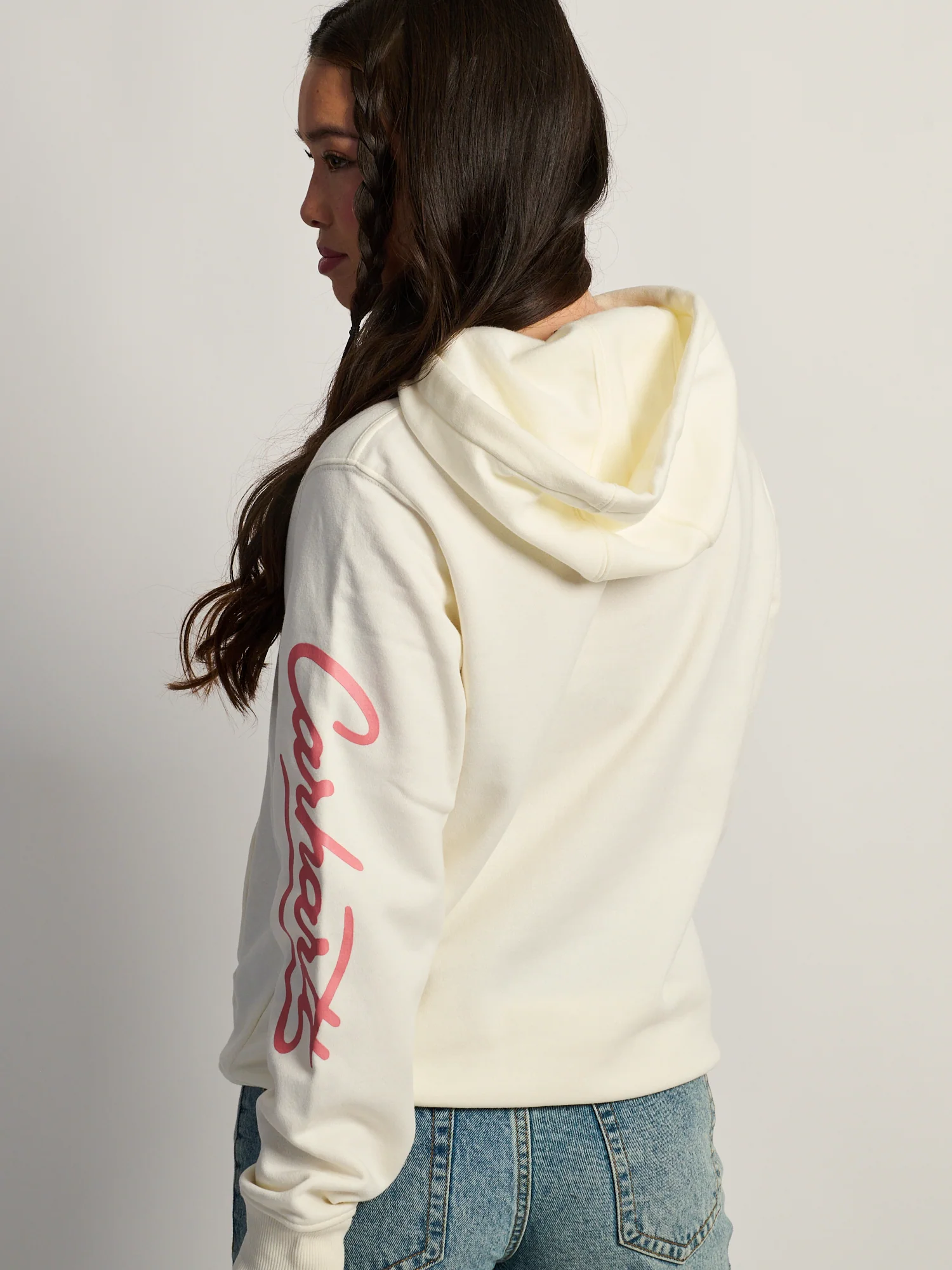 CARHARTT SAWYER SCRIPT LOGO SWEATER - EGGSHELL - Image 5