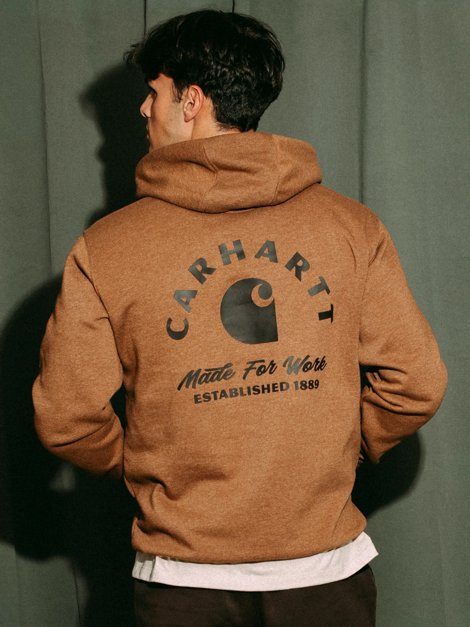 CARHARTT SAWYER WORK SWEATER- RED DUCK