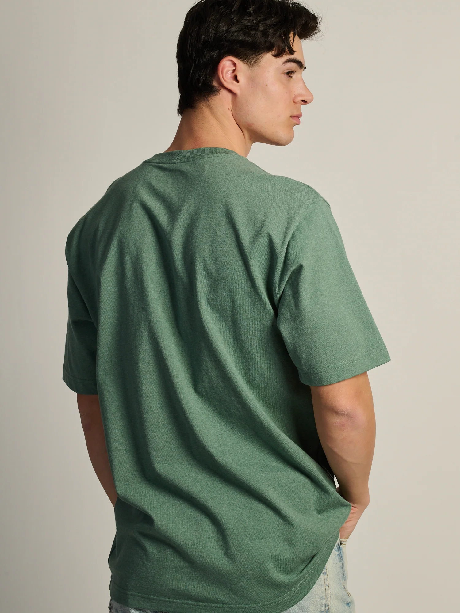 CARHARTT WORKWEAR POCKET T-SHIRT - GREEN - Image 4