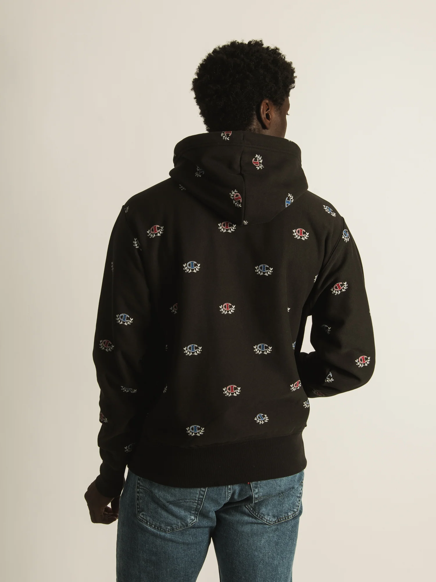 CHAMPION REVERSE WEAVE ALL OVER PRINT HOODIE - CLEARANCE - Image 3