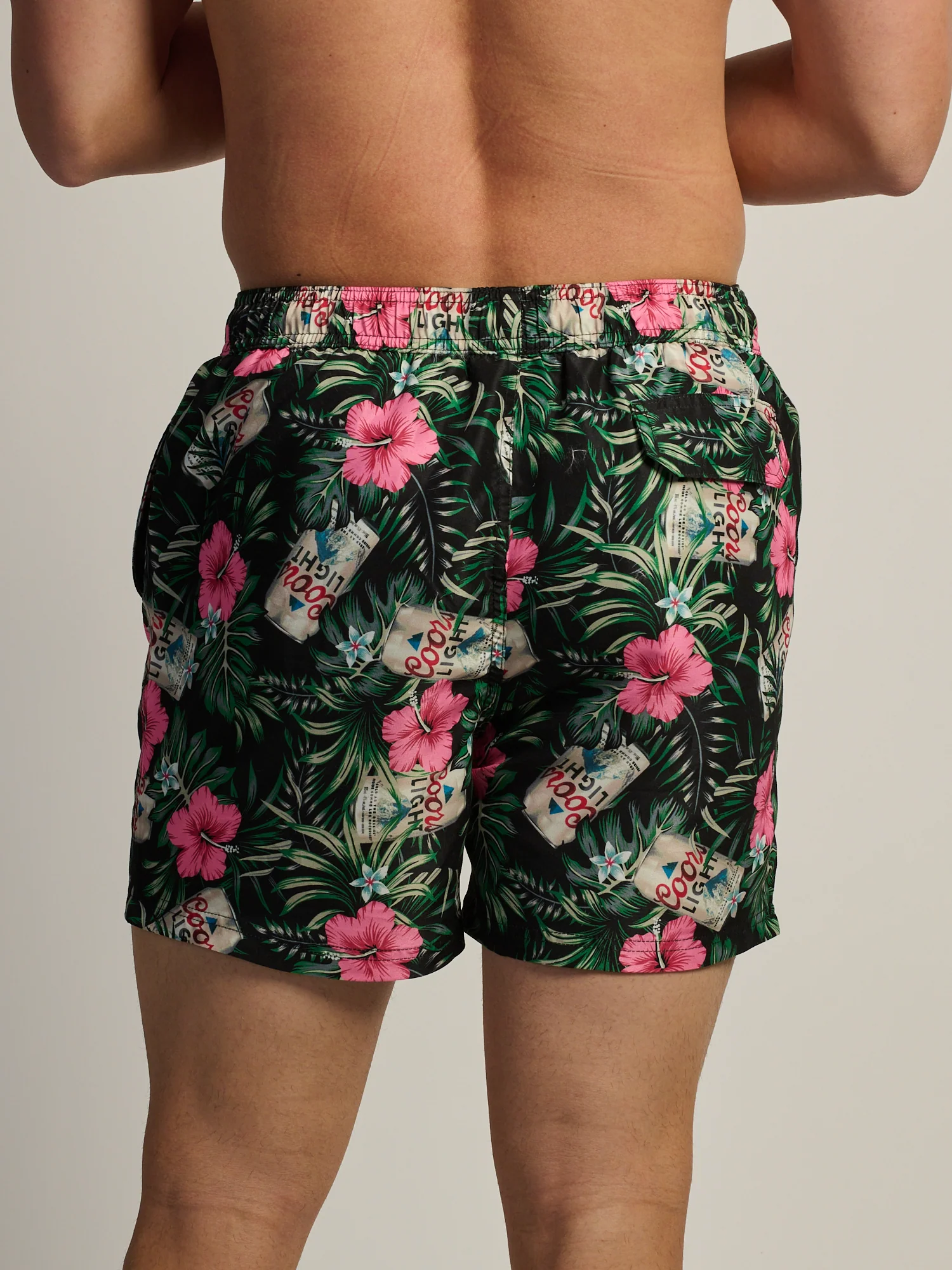 COORS LIGHT FLORAL SWIM SHORT - Image 4