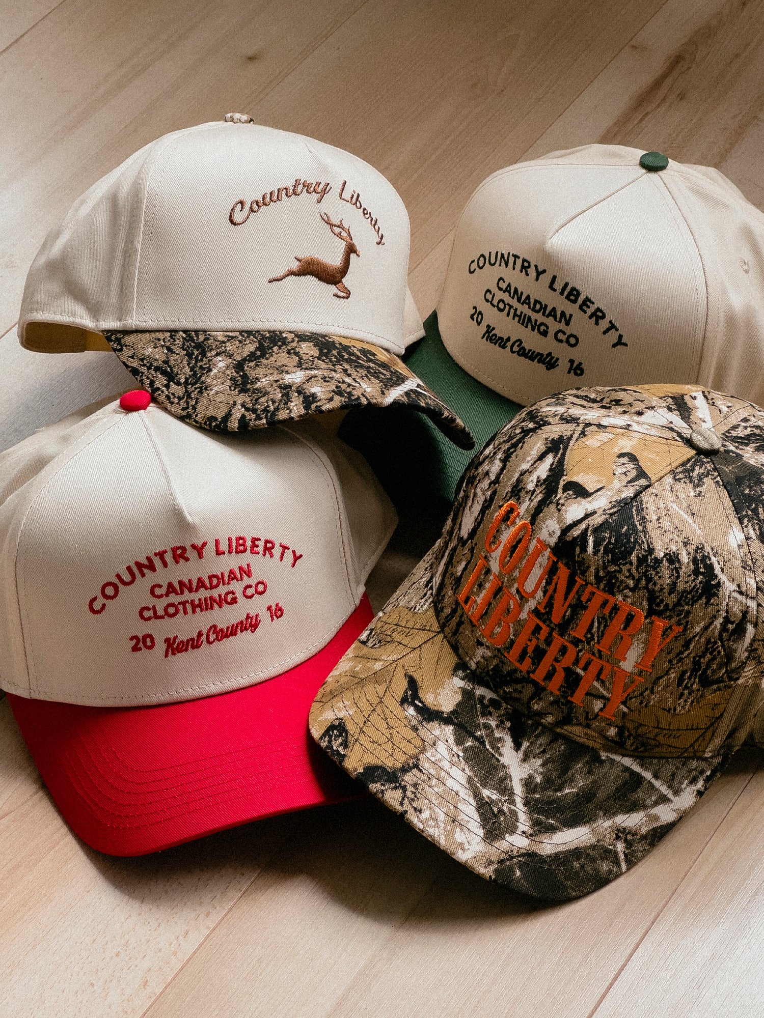 COUNTRY LIBERTY 2 TONE CAMO DEER HAT - Image 2
