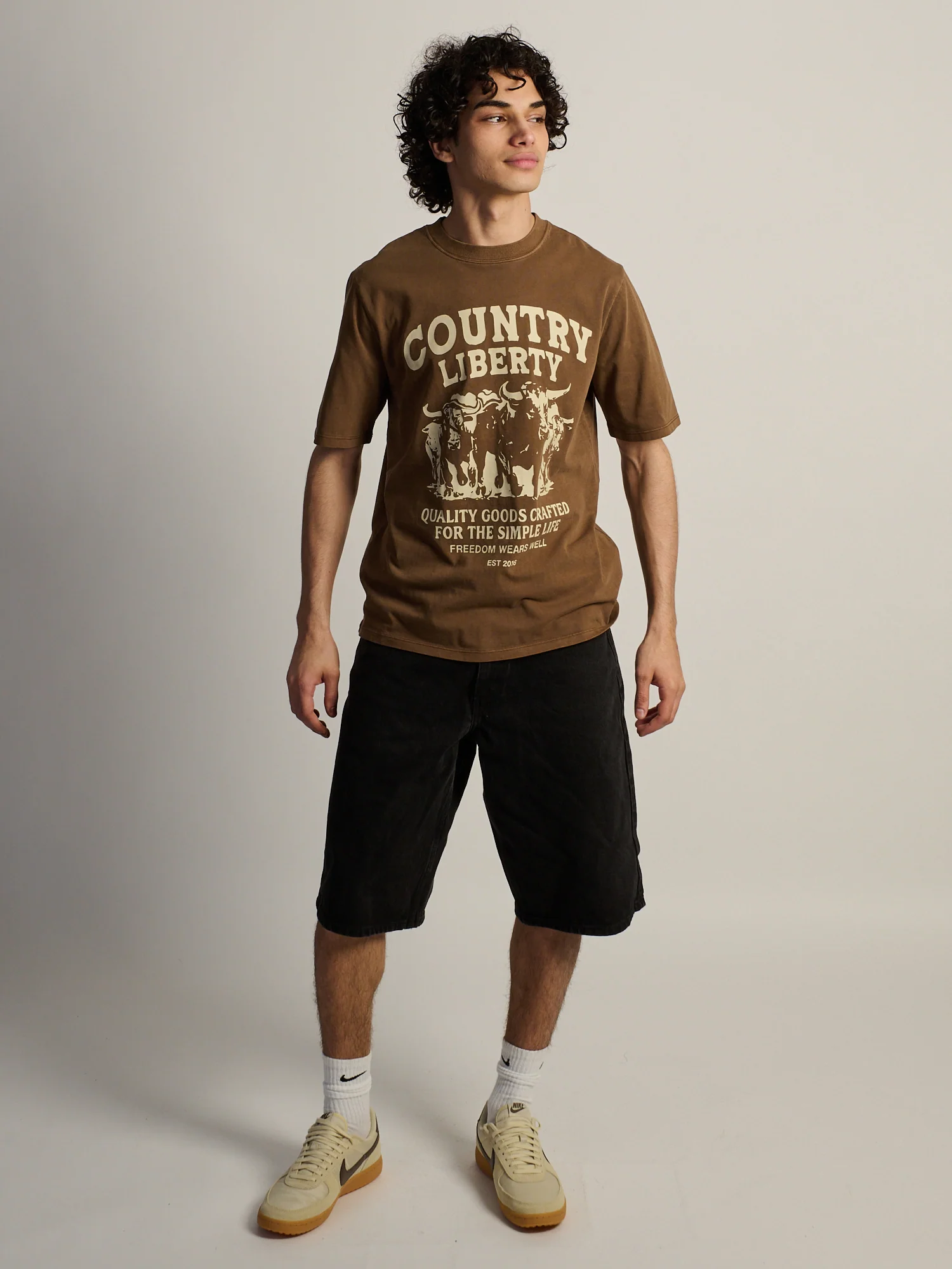 COUNTRY LIBERTY STAMPEDE T-SHIRT -WASHED - Image 3