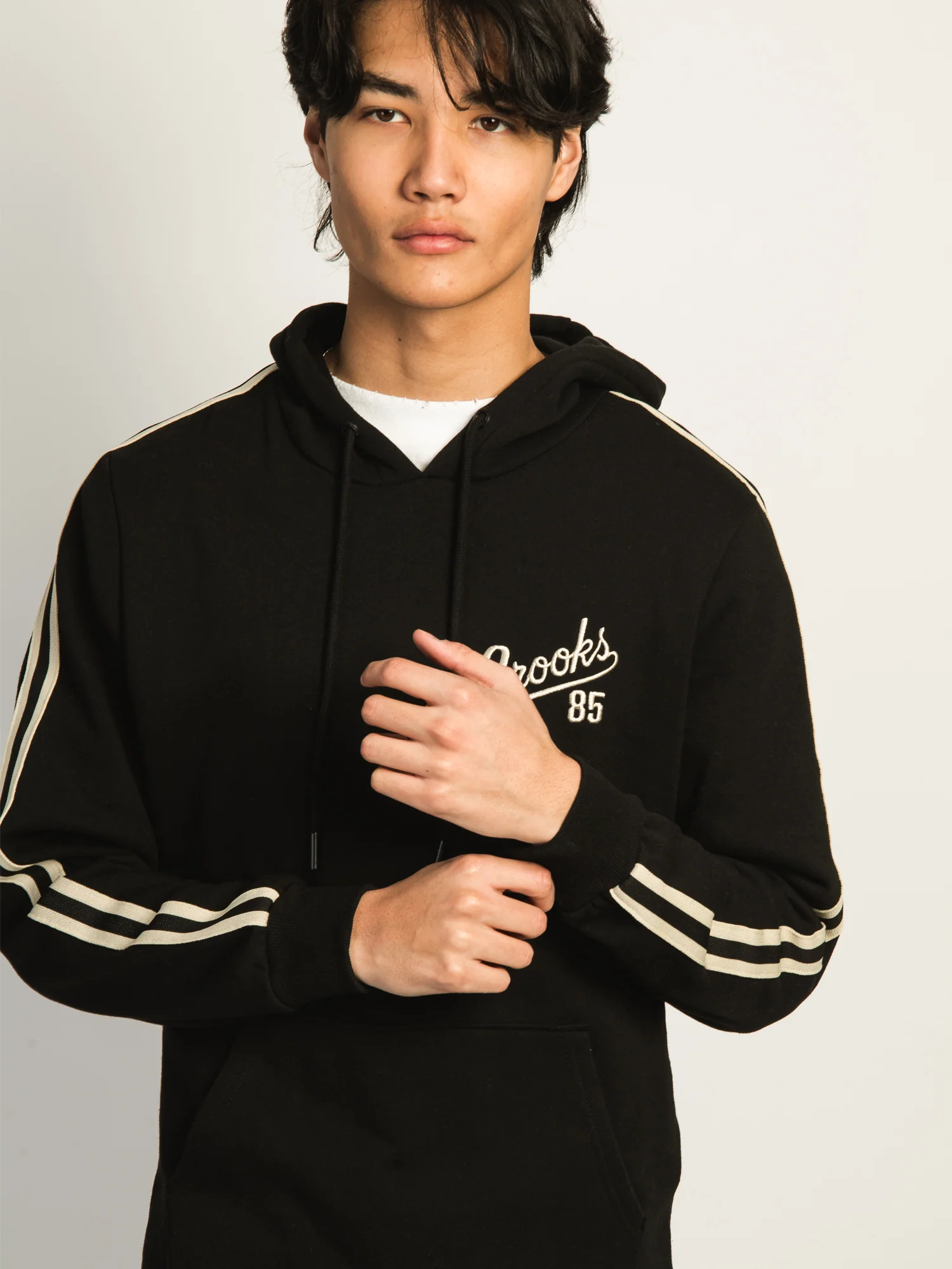 CROOKS & CASTLES 85' KNIT HOOD - BLACK - Image 2