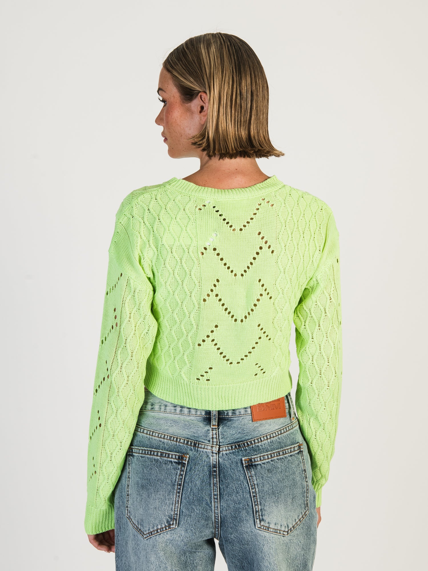 DAISY STREET LTD CROCHET KNIT BOXY JUMPER - CLEARANCE - Image 6