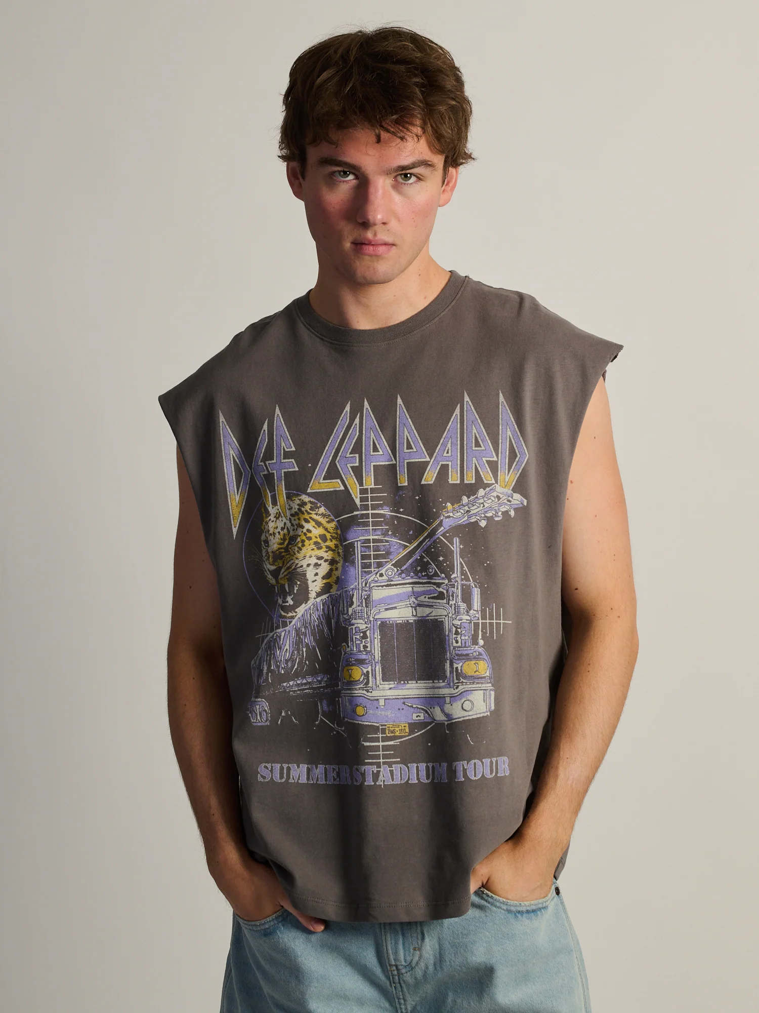 DEFF LEPPARD MUSCLE TANK - Image 2