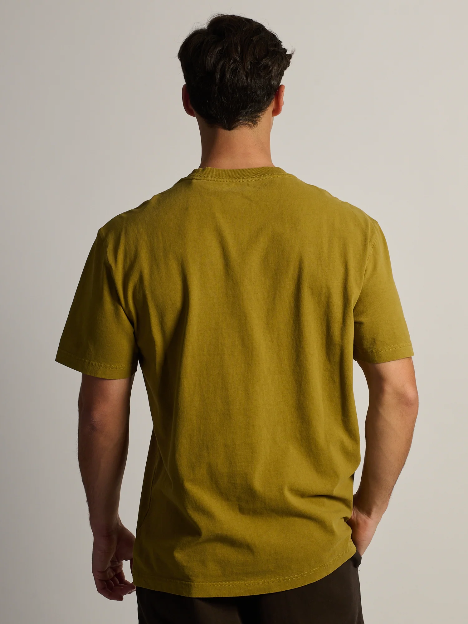 DICKIES HEAVYWEIGHT SHORT SLEEVE POCKET T-SHIRT - BROWN - Image 5