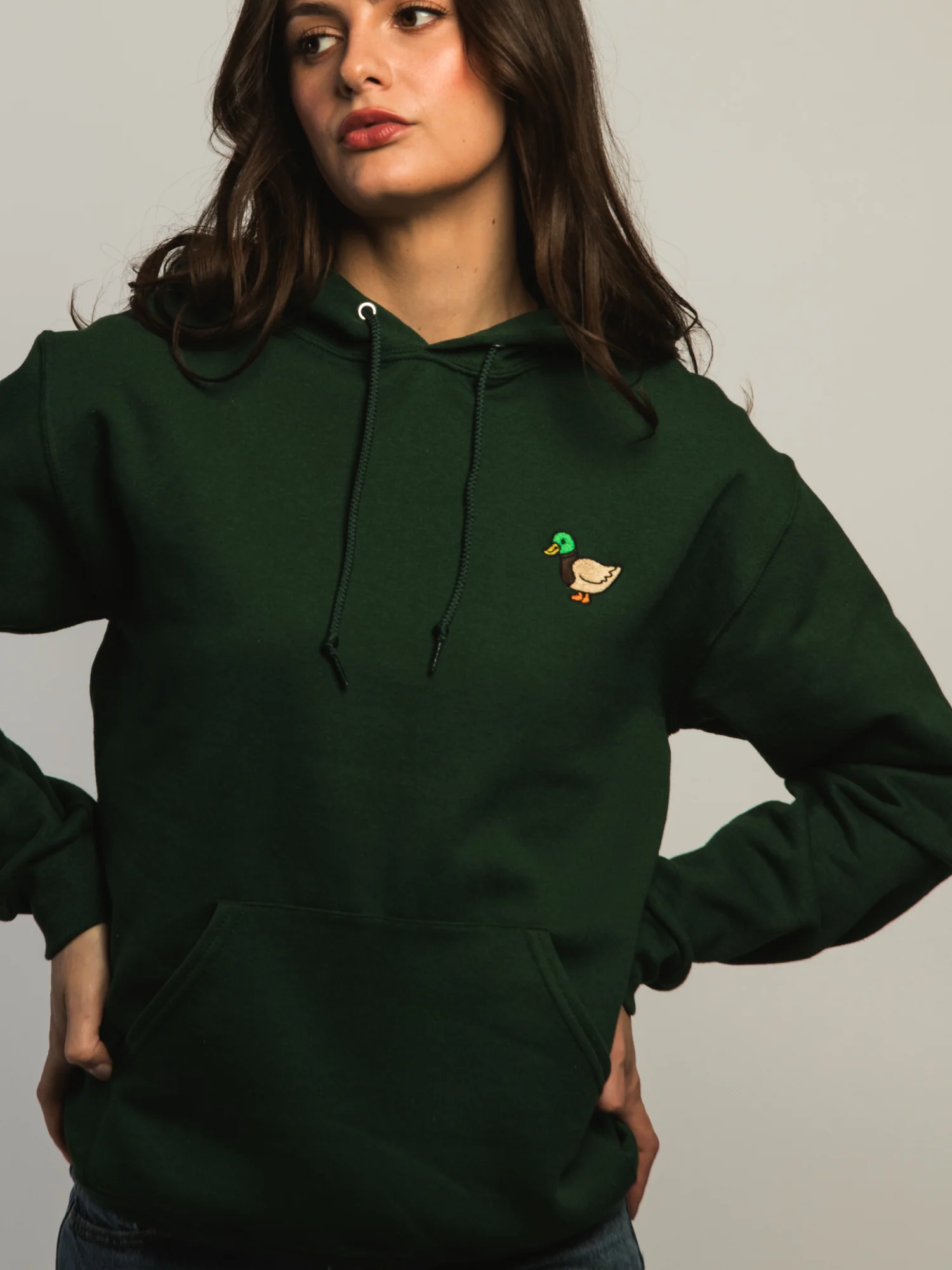 DUCK EMBROIDERED HOODIE - Image 6