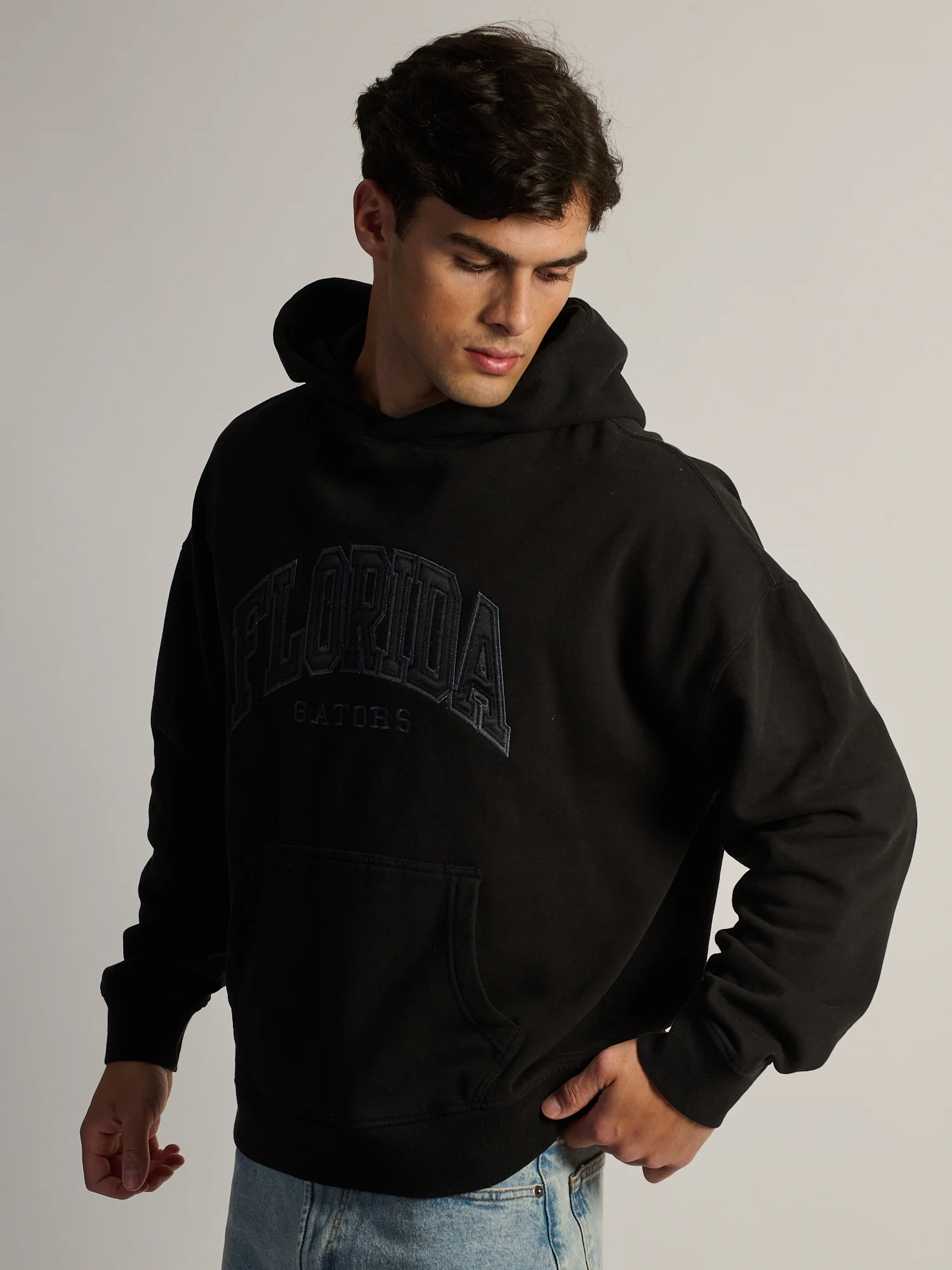 FLORIDA TONAL PULLOVER HOODIE - NOIR - Image 4
