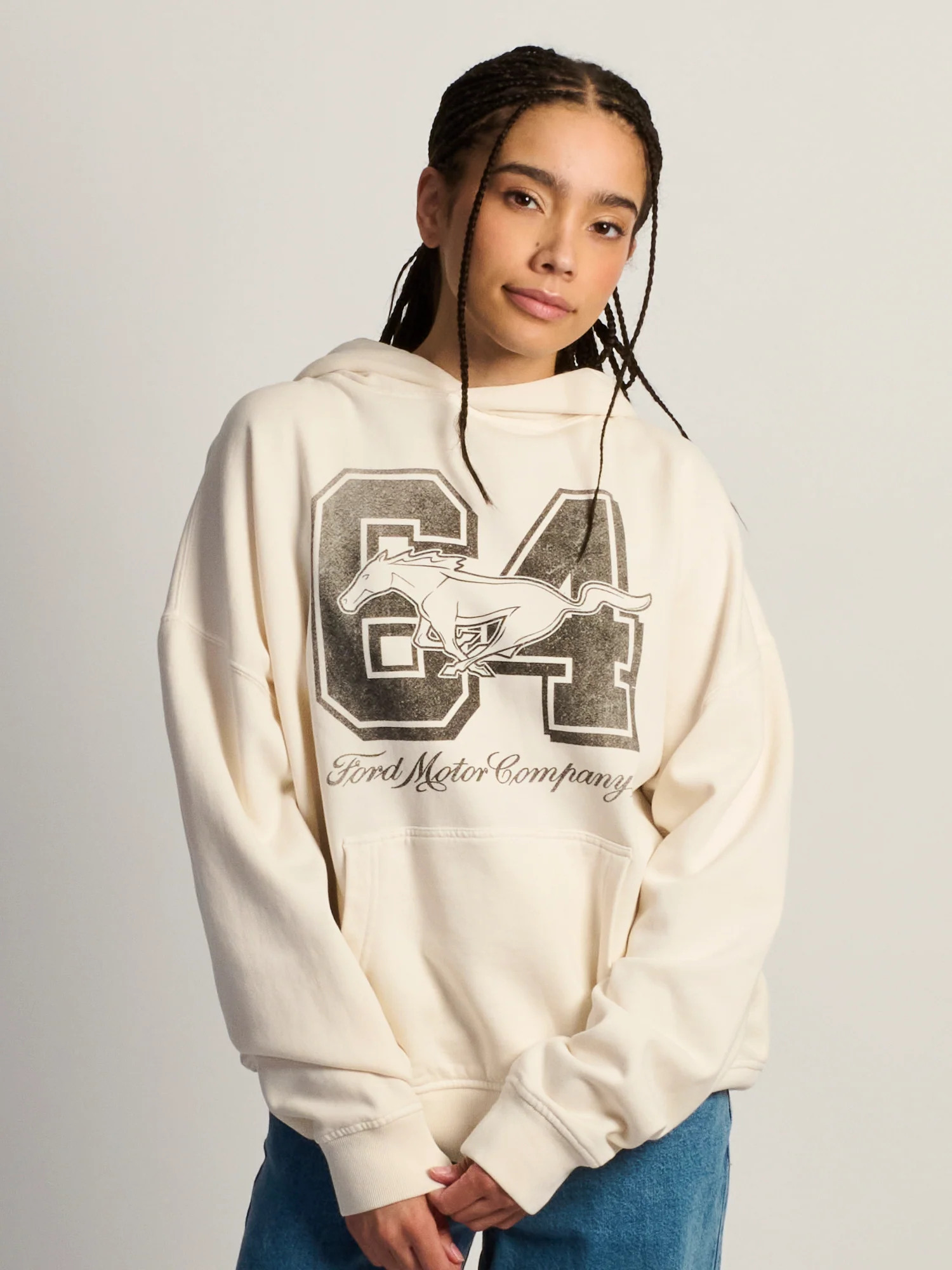 FORD MUSTANG 64 RELAXED FIT HOODIE - Image 2