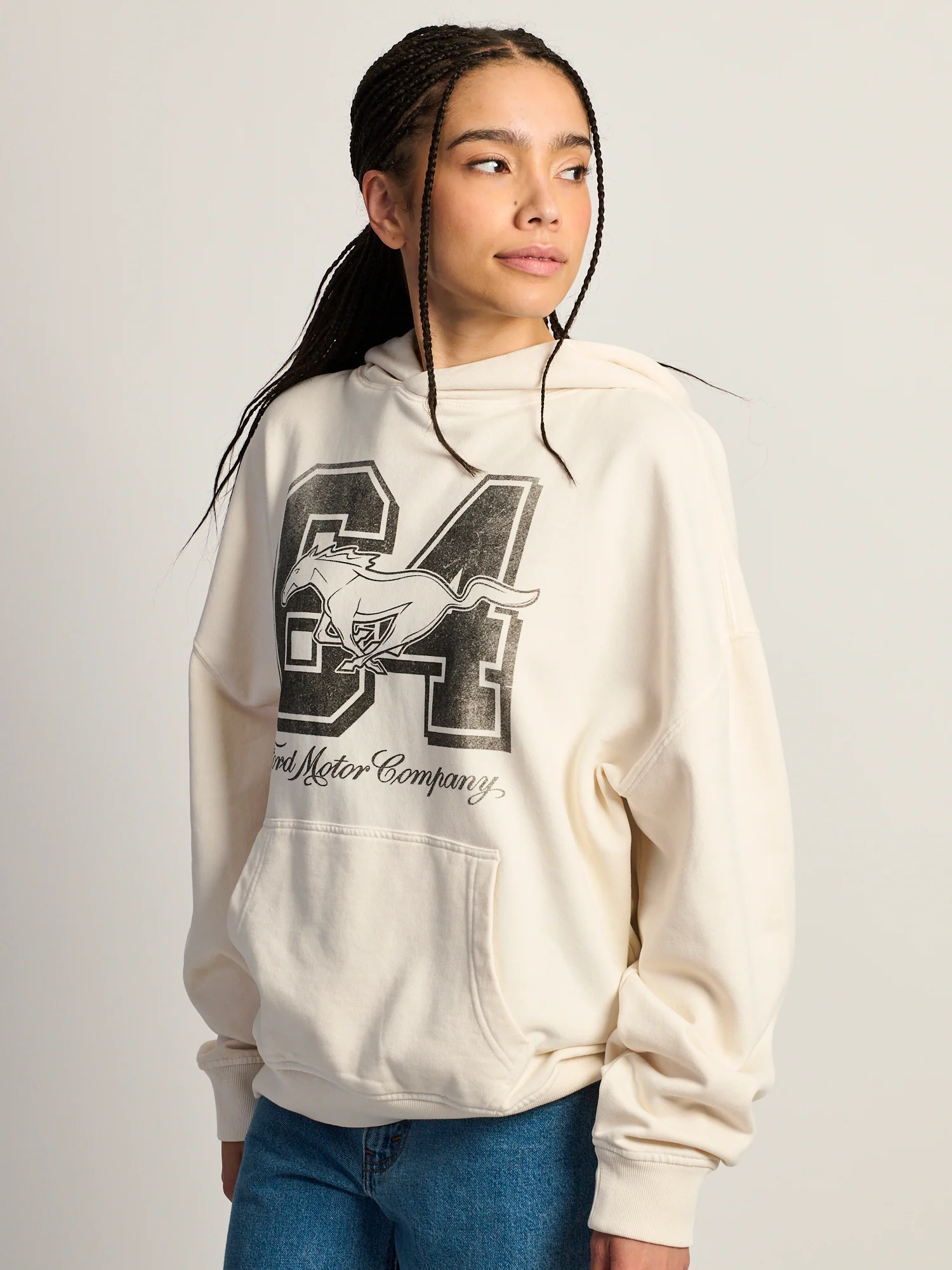 FORD MUSTANG 64 RELAXED FIT HOODIE - Image 7