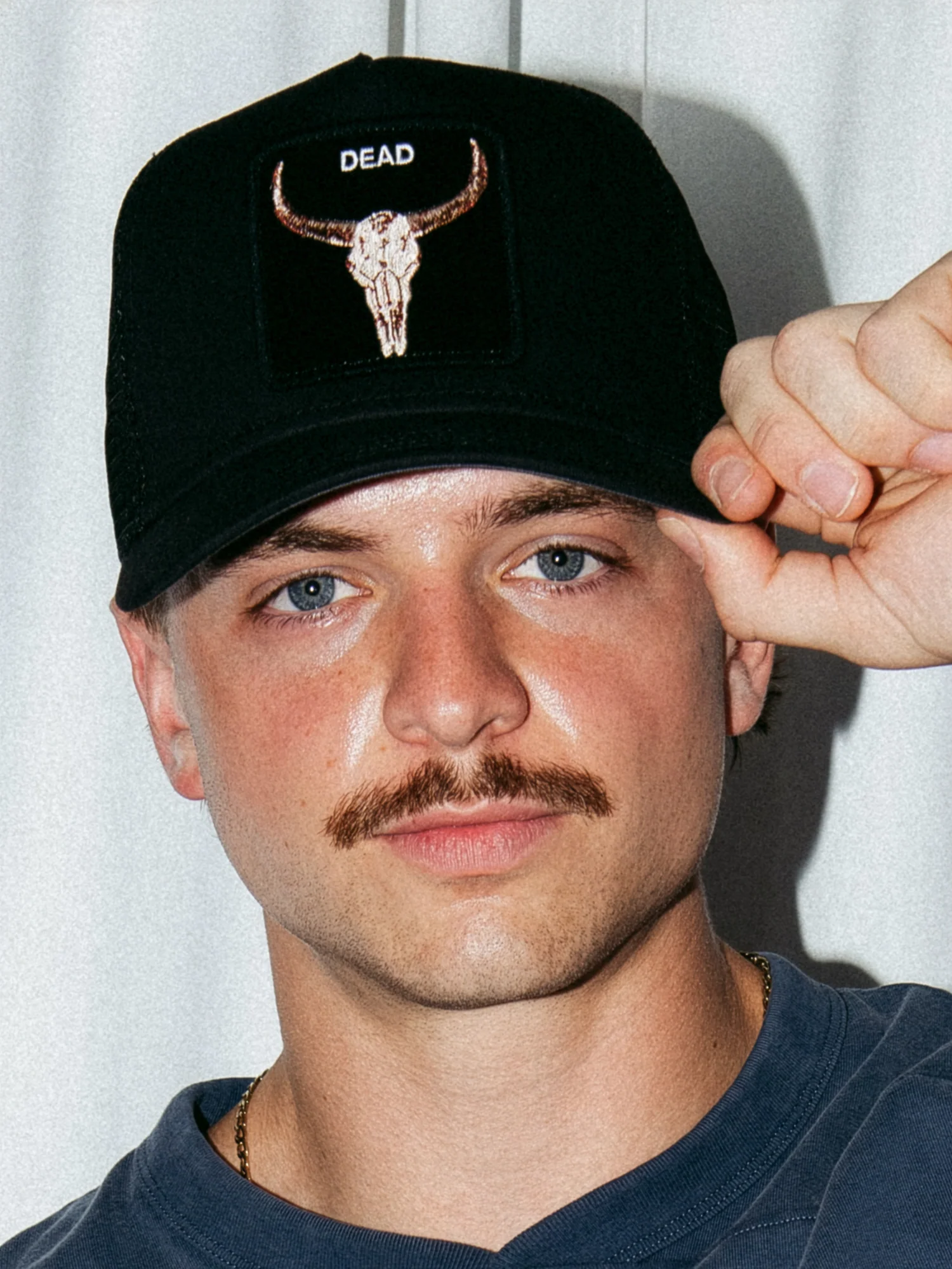 GOORIN BROS DEAD TRUCKER HAT - BLACK - Image 2