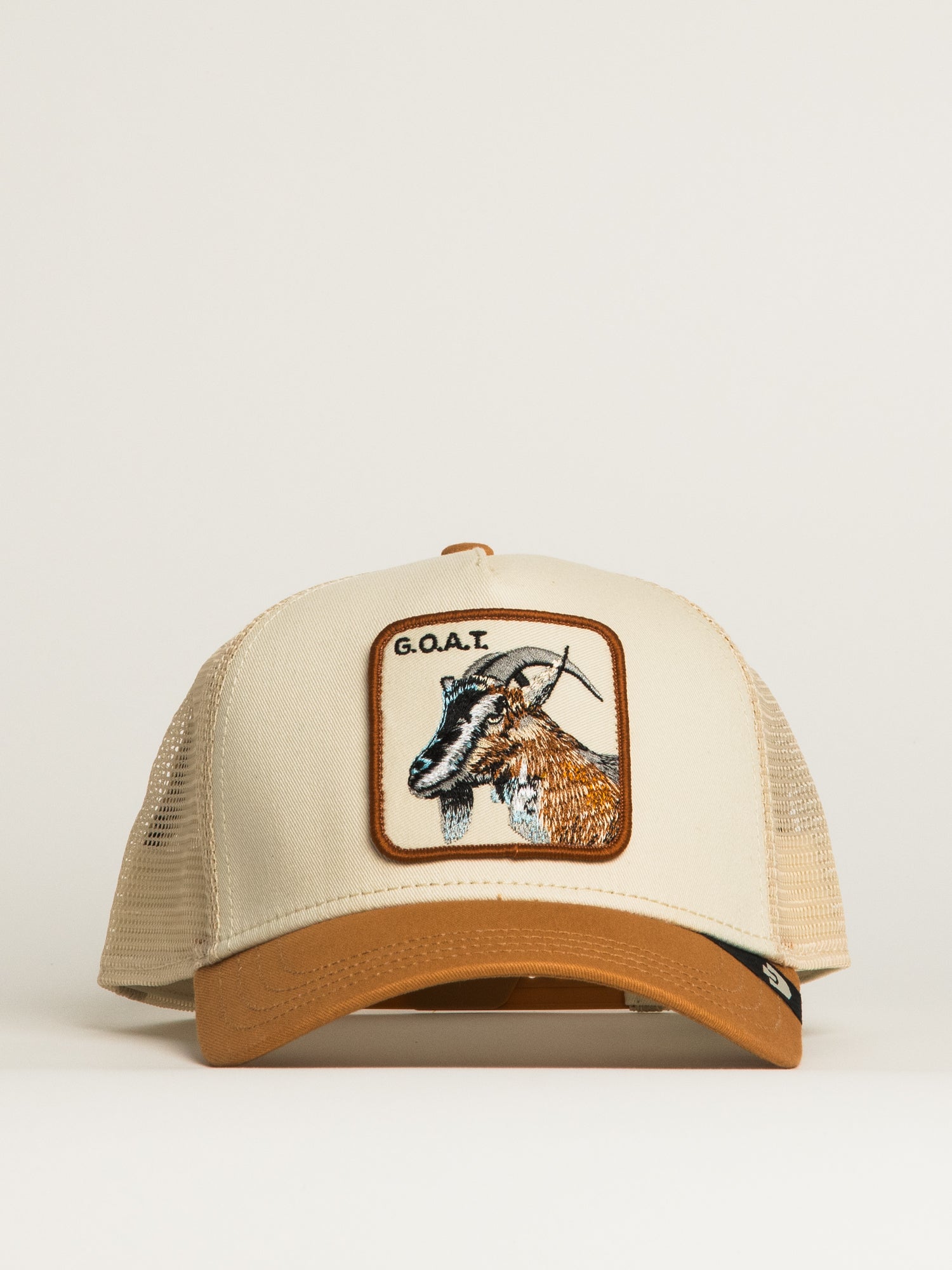 GOORIN BROS GOAT TRUCKER HAT - NATURAL - Image 2