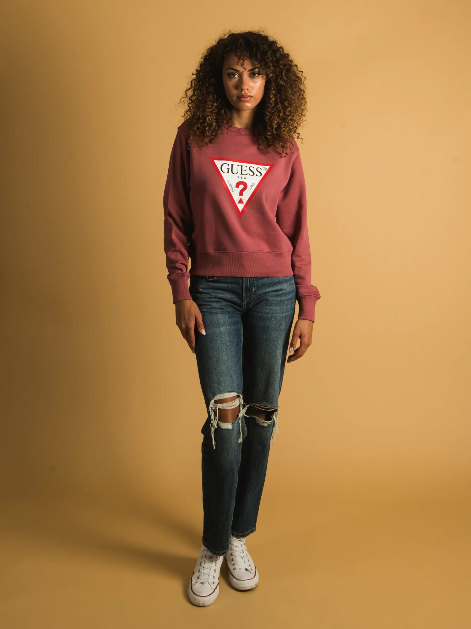 GUESS BRUSHED TERRY C/N ORIGINAL FLEECE - CLEARANCE - Image 2