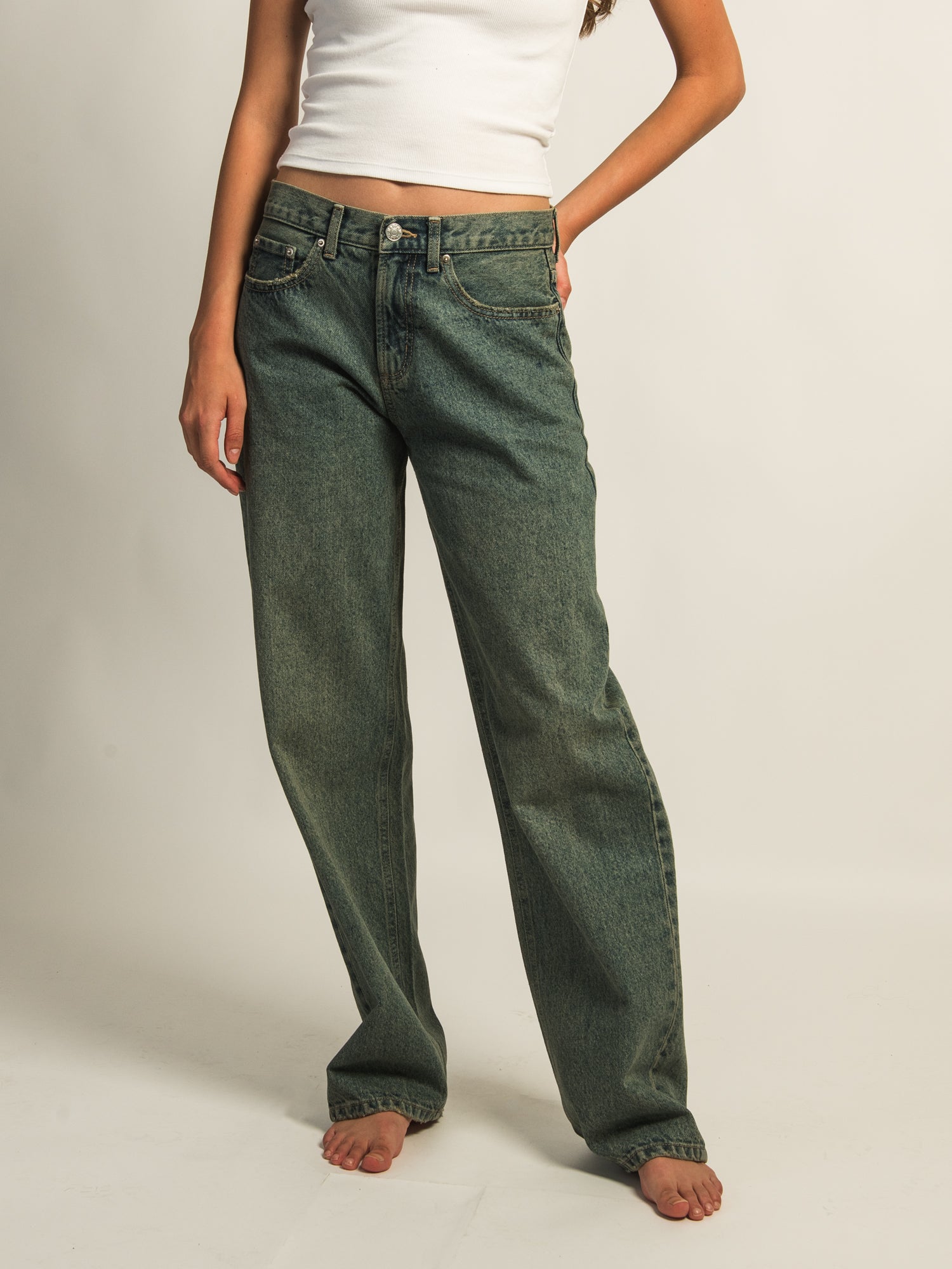 HARLOW BAGGY BOYFRIEND JEAN - BLUE - Image 2