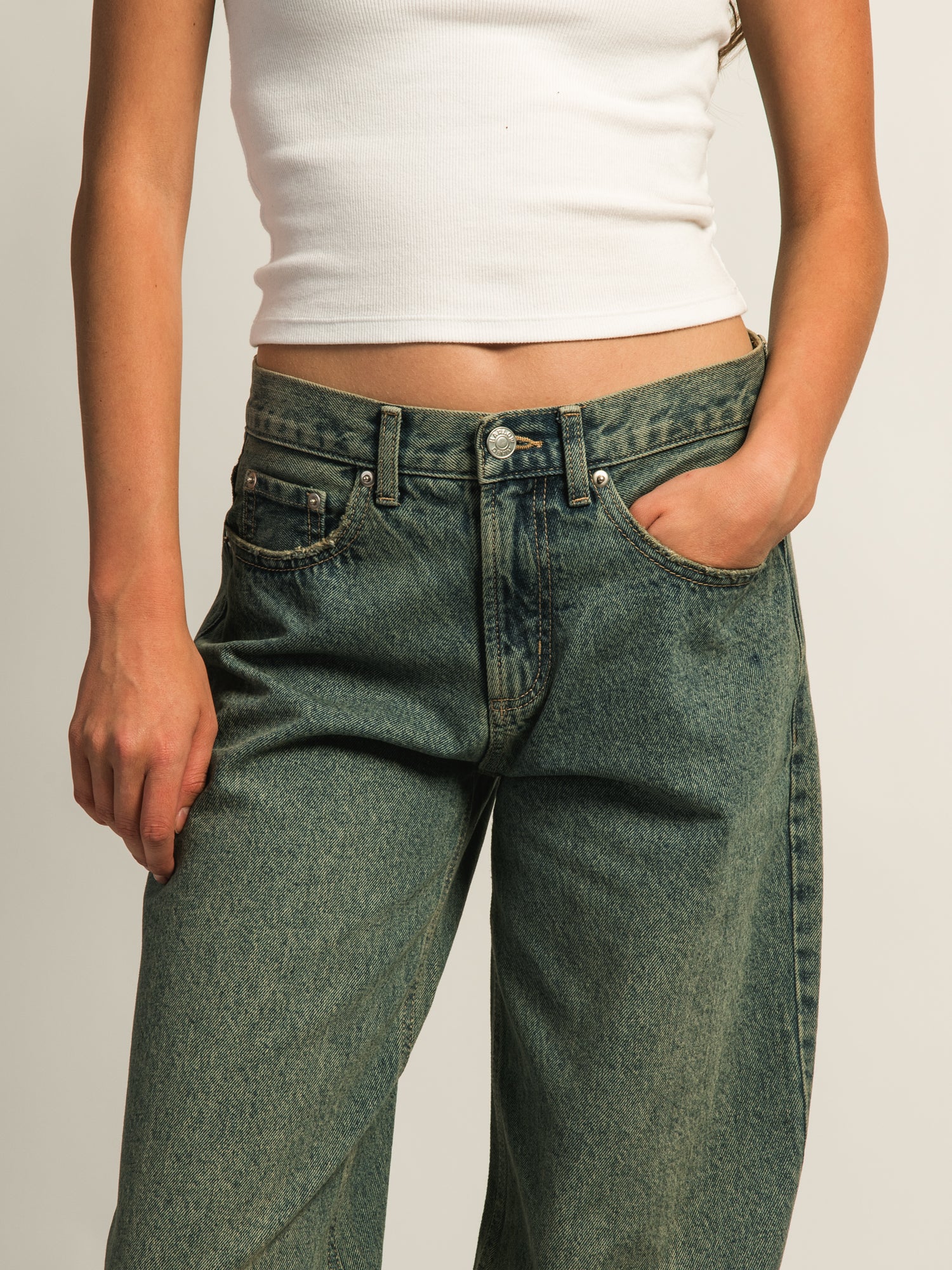 HARLOW BAGGY BOYFRIEND JEAN - BLUE - Image 4