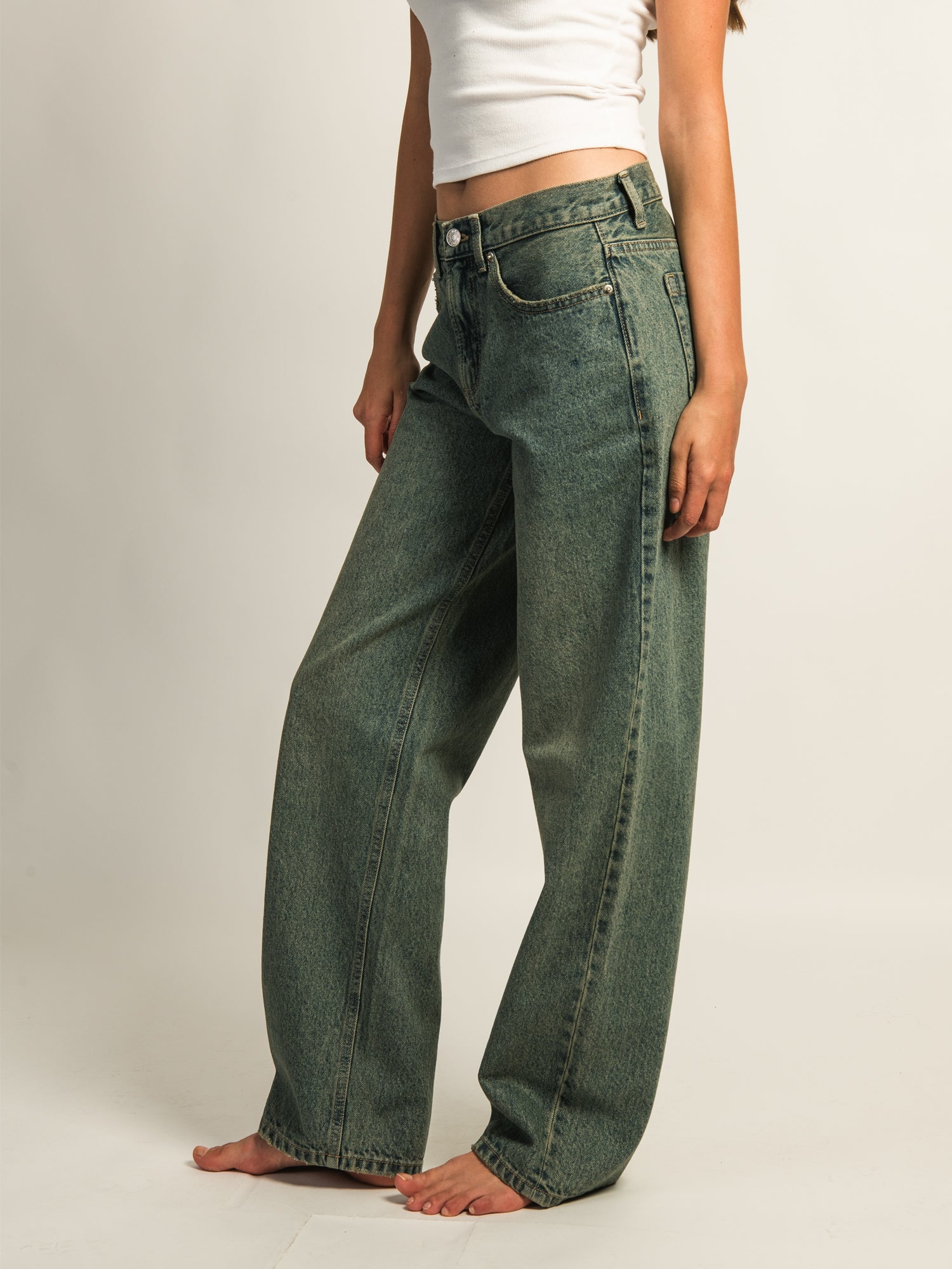 HARLOW BAGGY BOYFRIEND JEAN - BLUE - Image 5