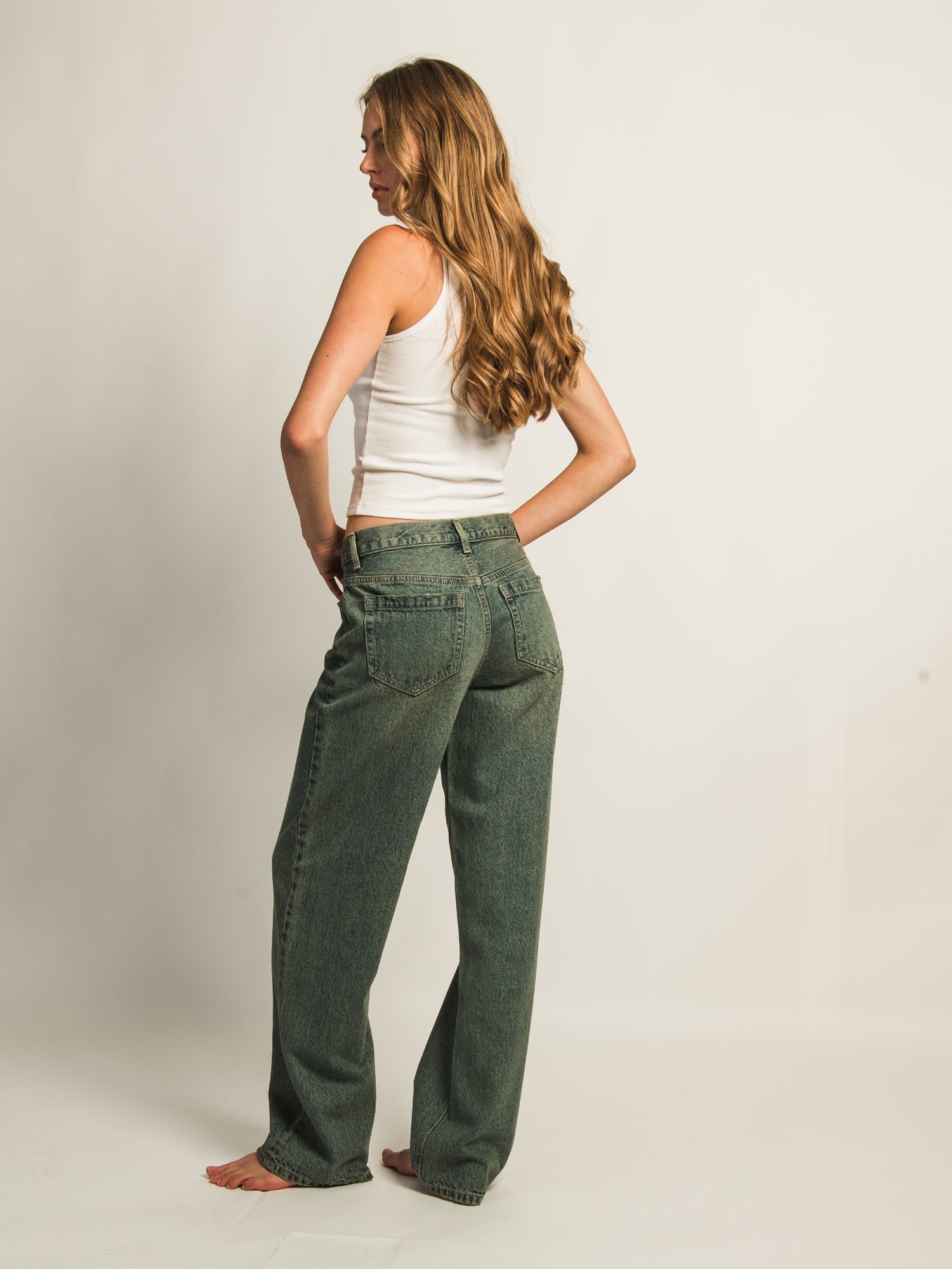 HARLOW BAGGY BOYFRIEND JEAN - BLUE - Image 6