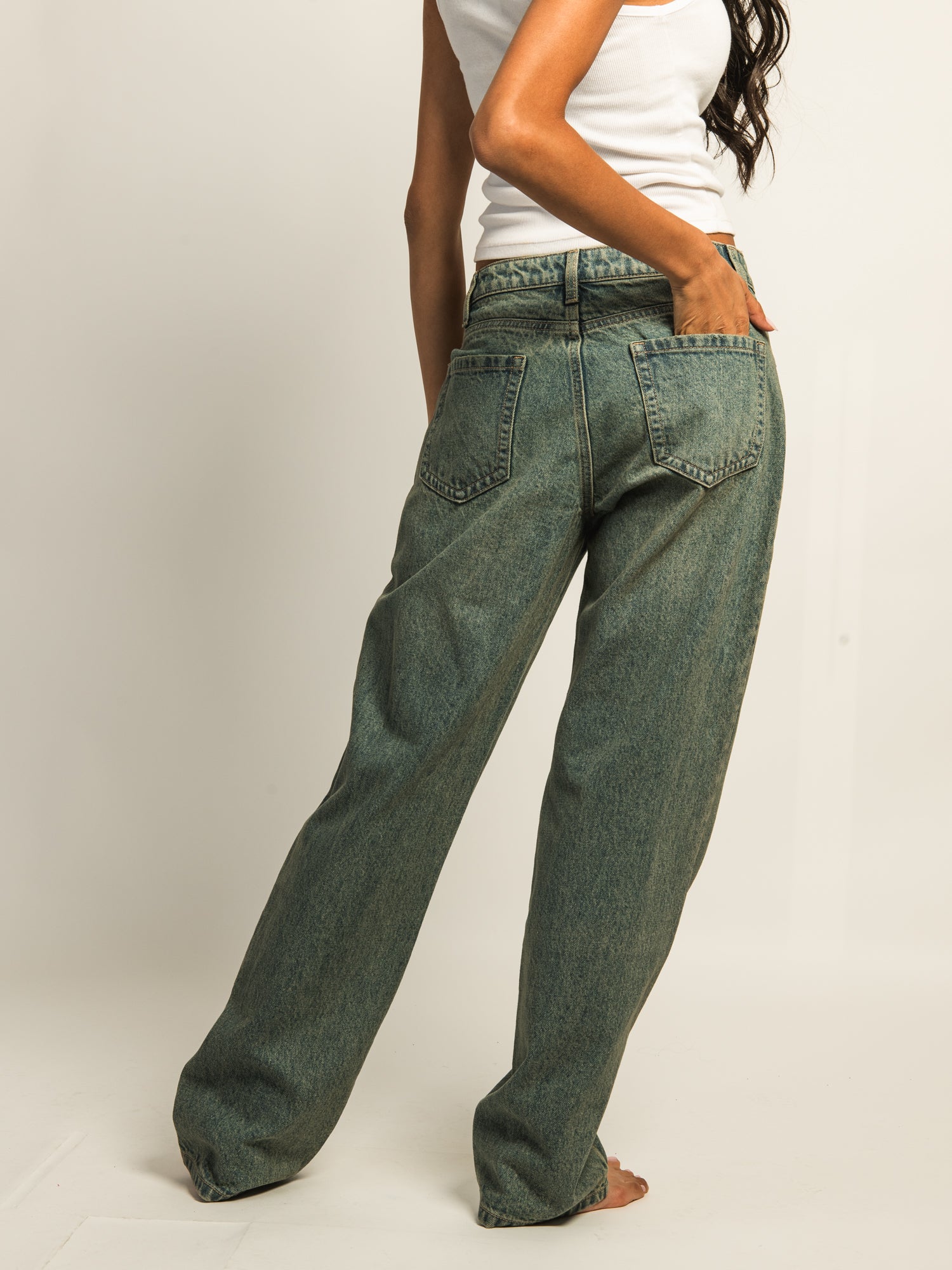 HARLOW BAGGY JEAN - BLUE - Image 4