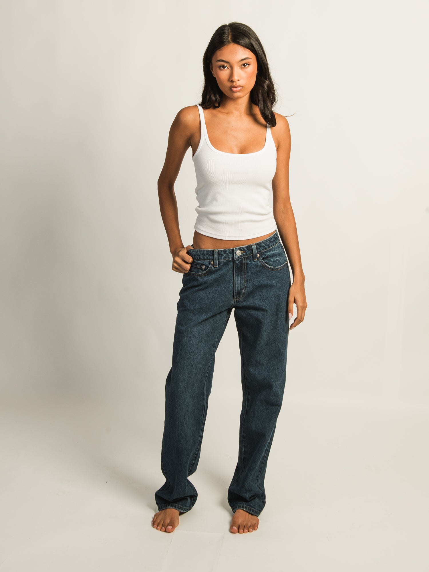 HARLOW BAGGY JEAN - DARK WASH - Image 2