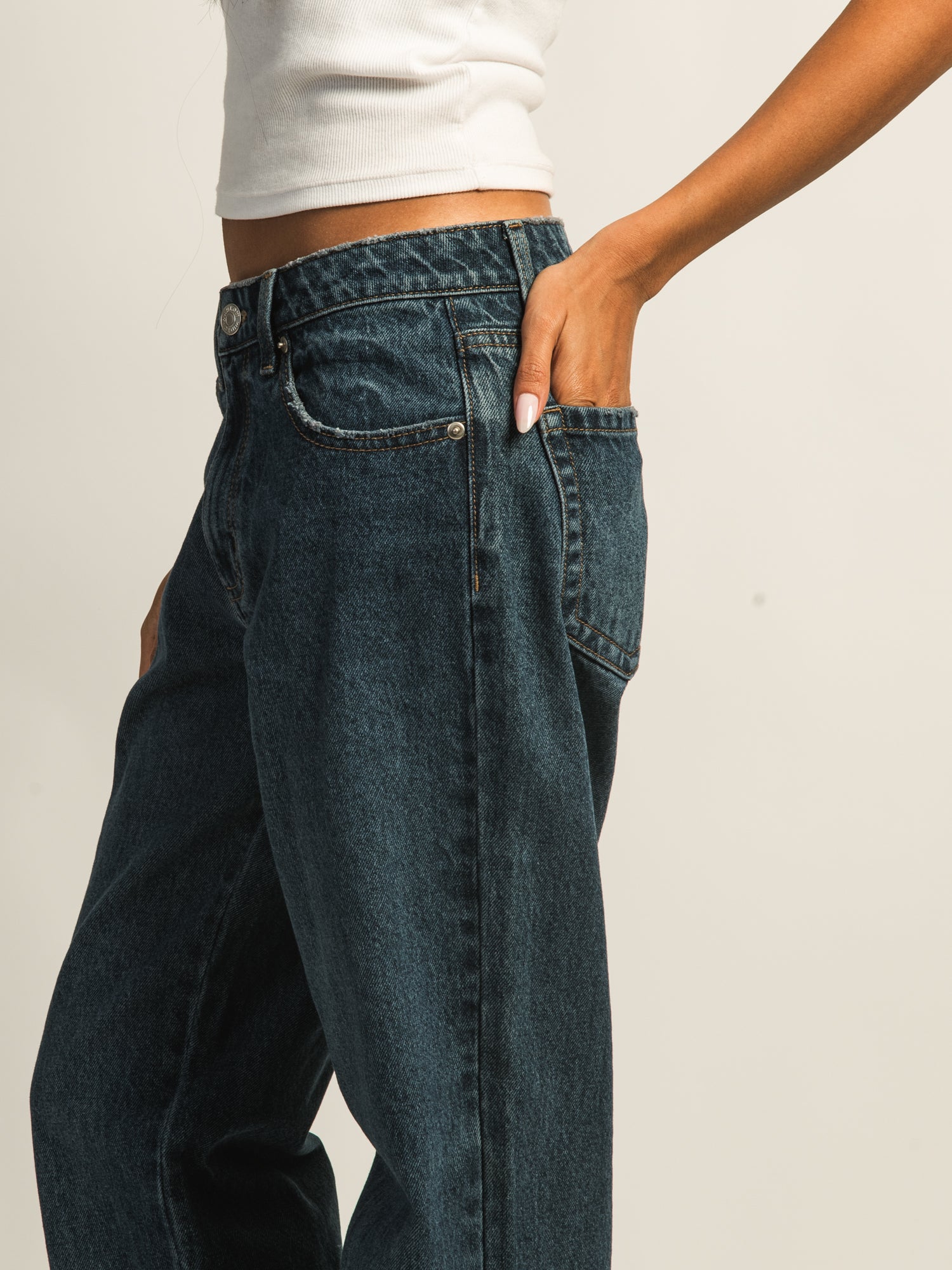 HARLOW BAGGY JEAN - DARK WASH - Image 4