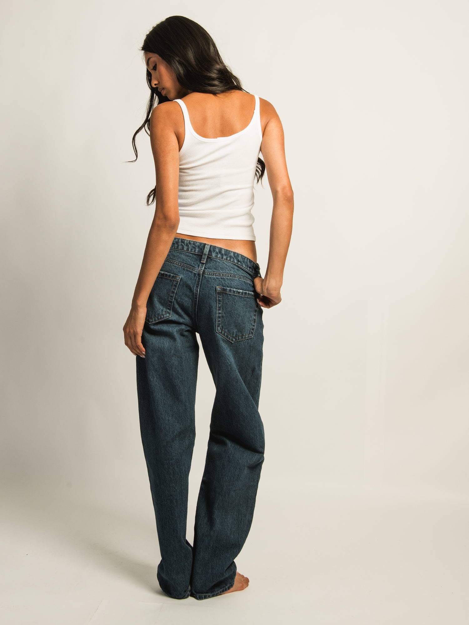 HARLOW BAGGY JEAN - DARK WASH - Image 5