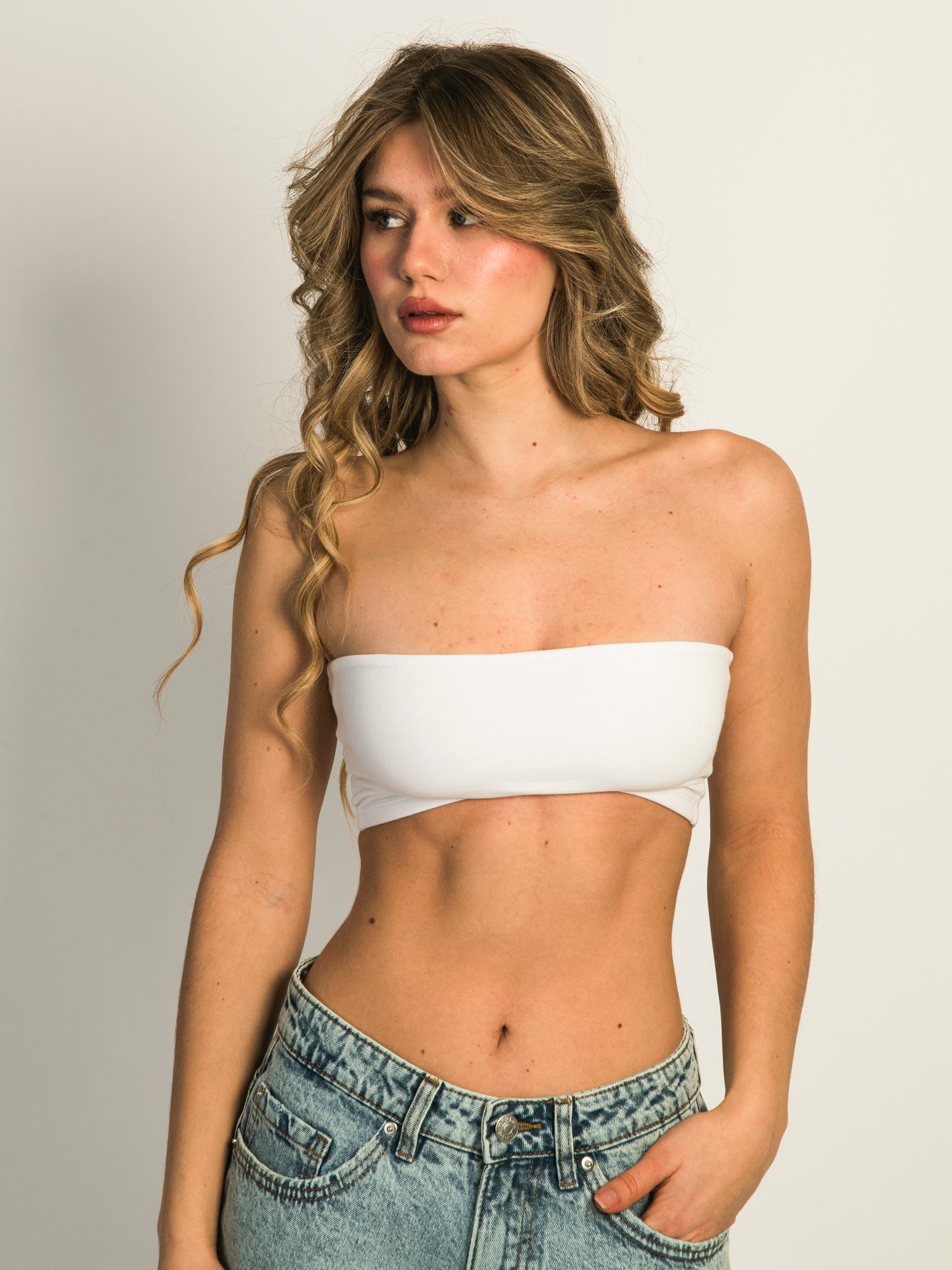 HARLOW BETHANNY BANDEAU - WHITE - Image 2