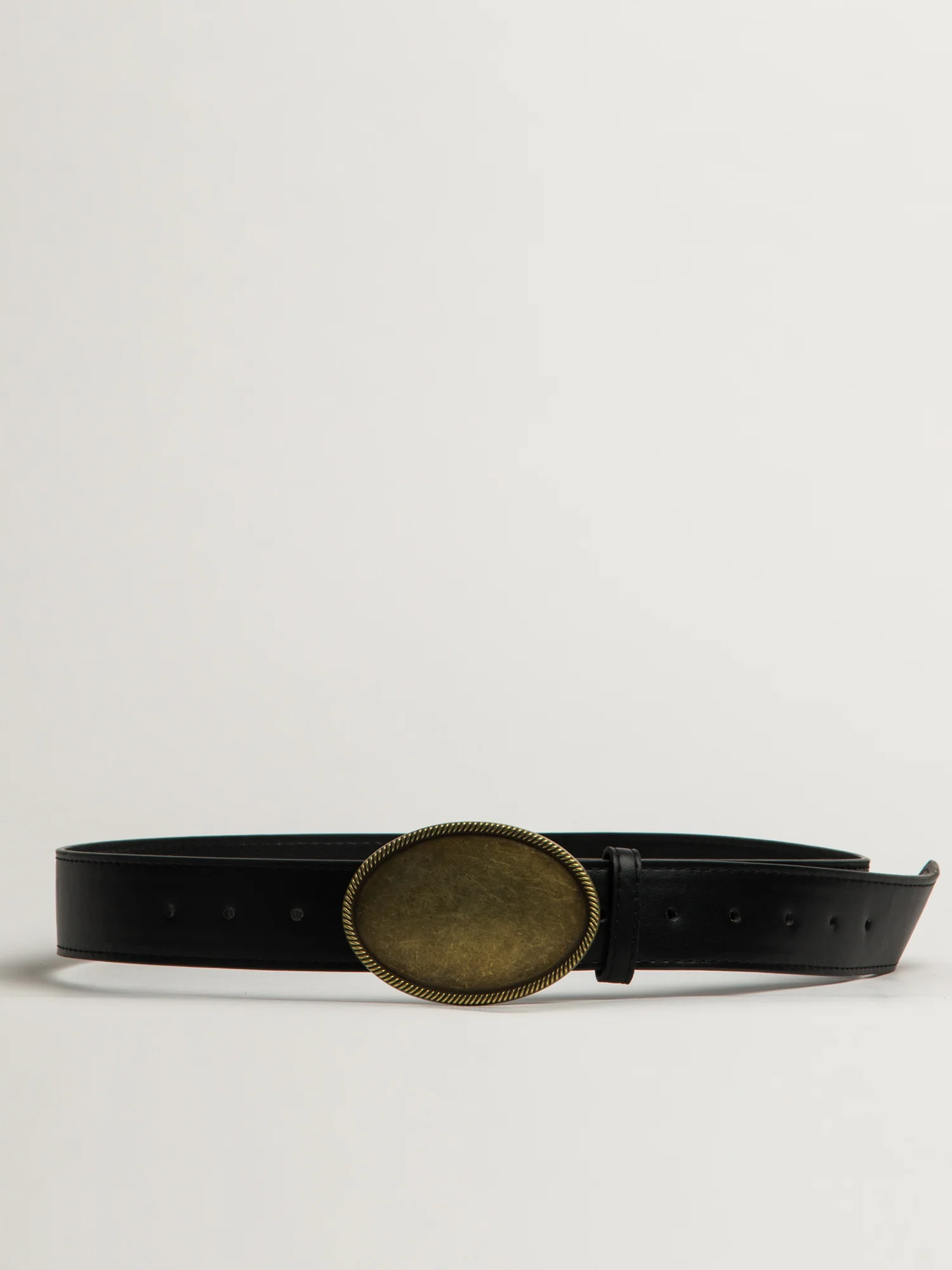 HARLOW BRYNN BUCKLE BELT - BLACK
