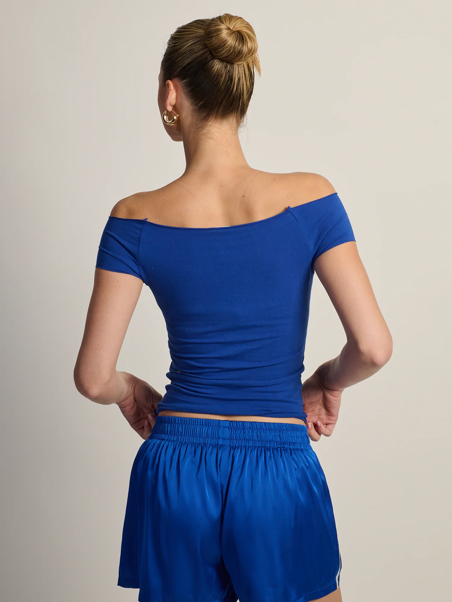 HARLOW CLAIRE TEE - COBALT - Image 4