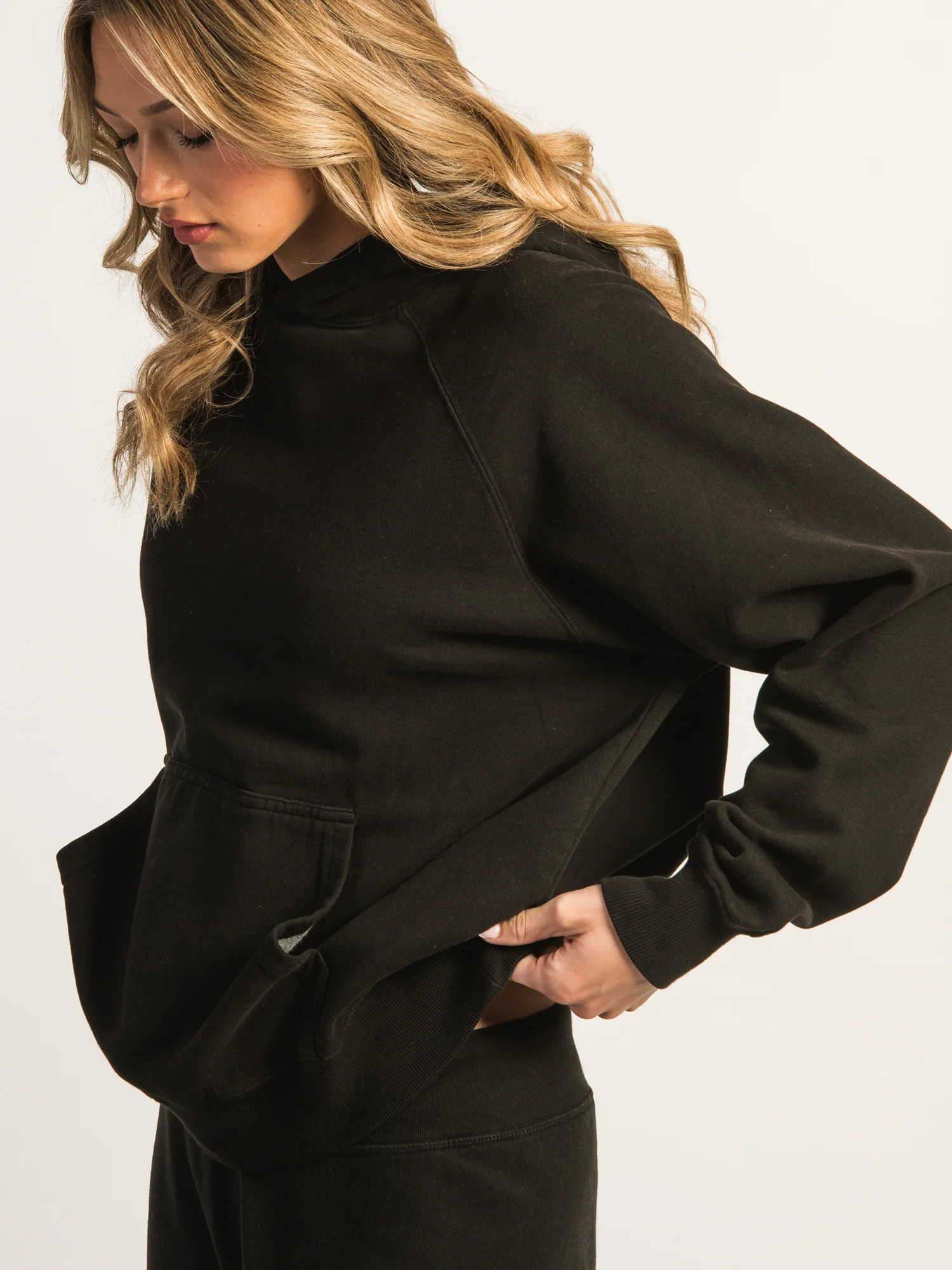 HARLOW CLOUD HOODIE - BLACK - Image 4