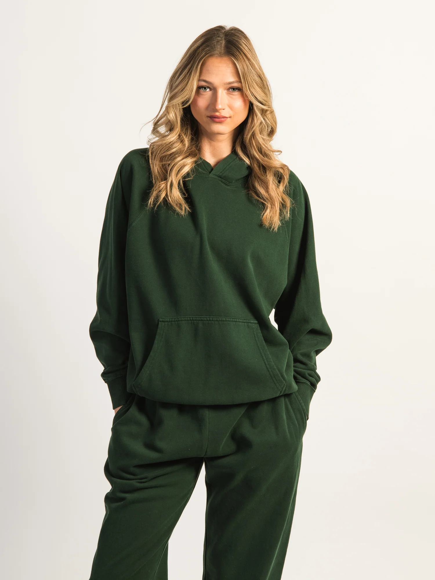 HARLOW CLOUD HOODIE - FOREST
