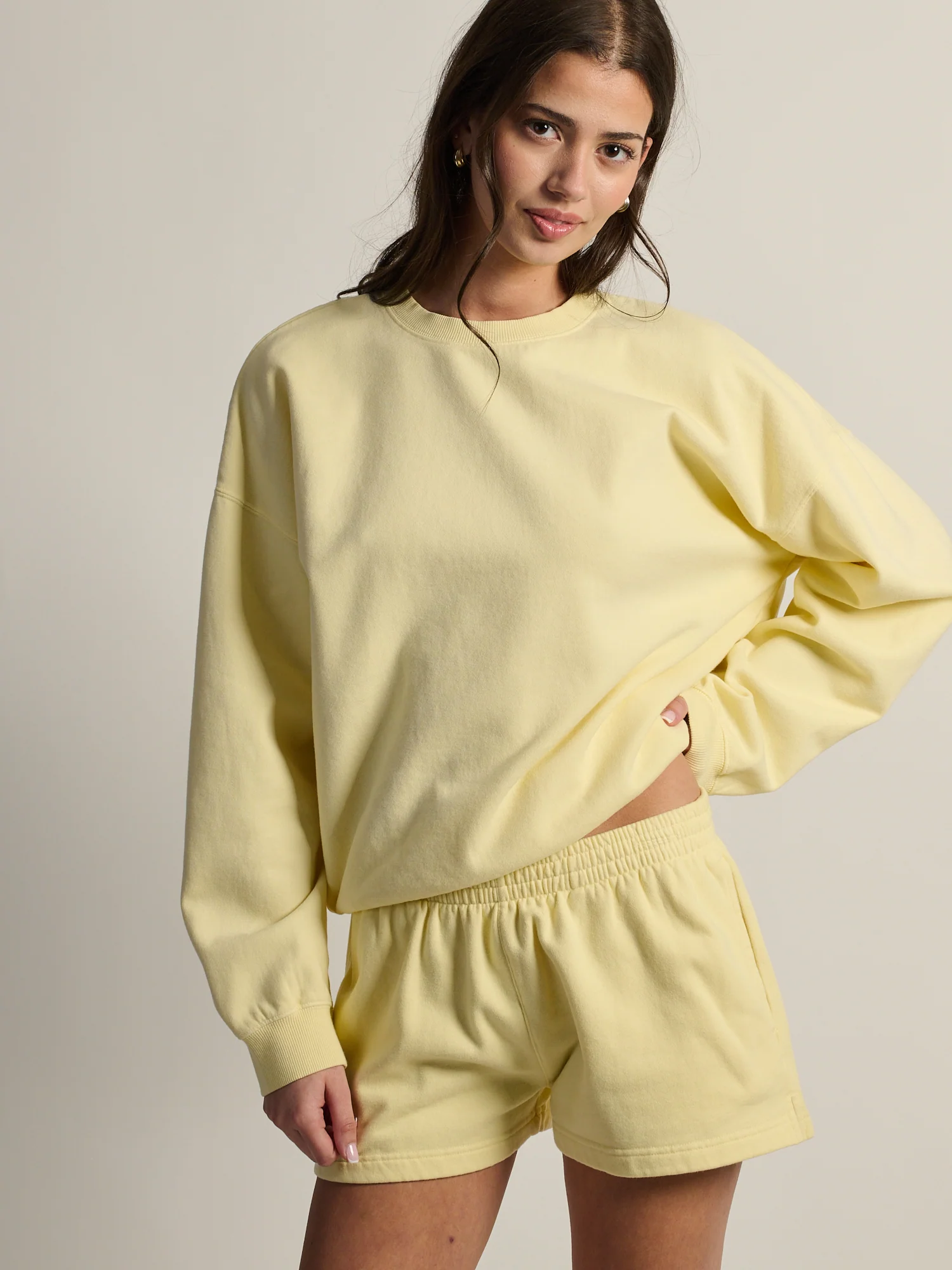HARLOW CORINNA CREWNECK - YELLOW - Image 2