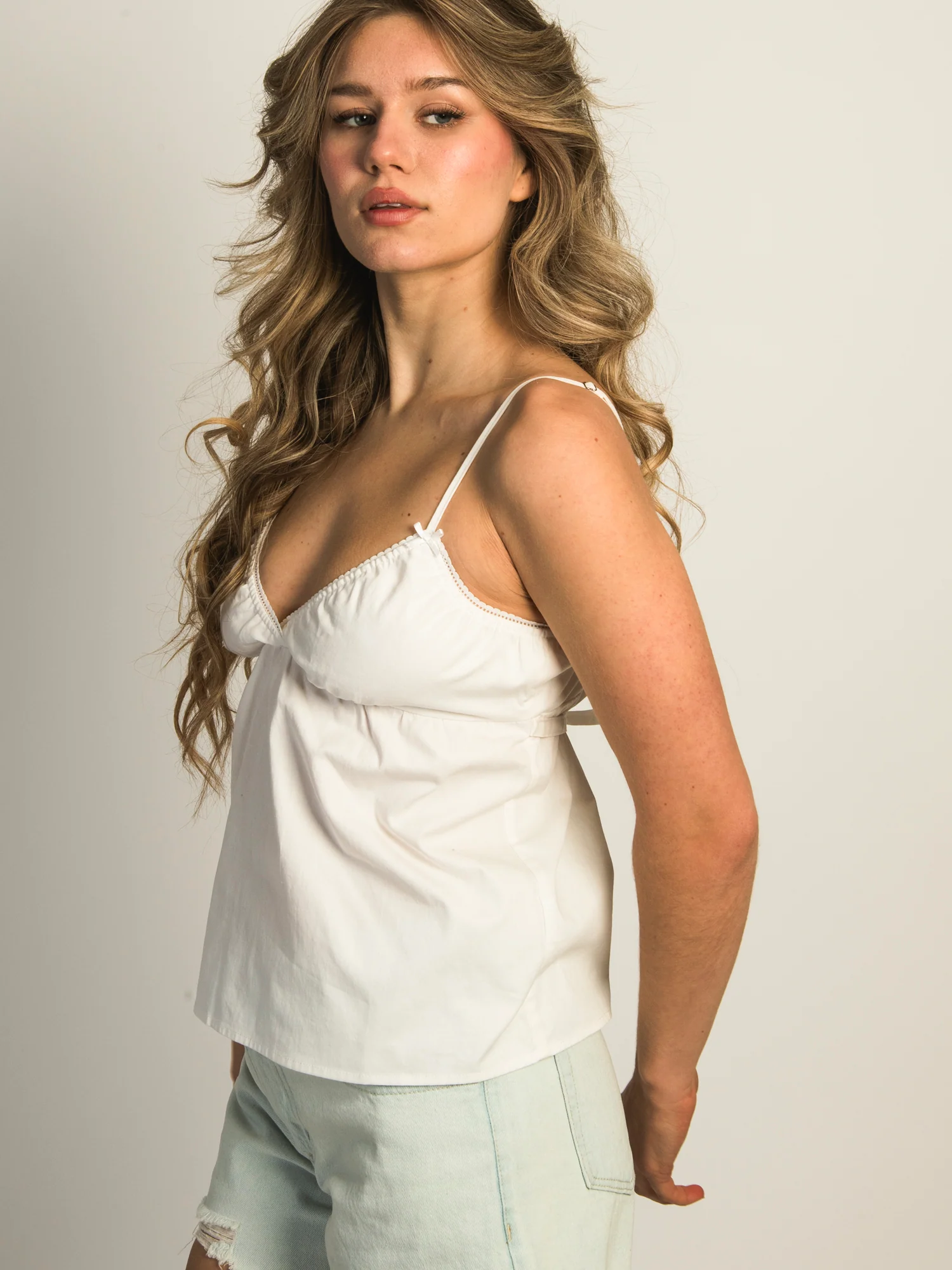 HARLOW DELILAH TANK TOP - WHITE - Image 6