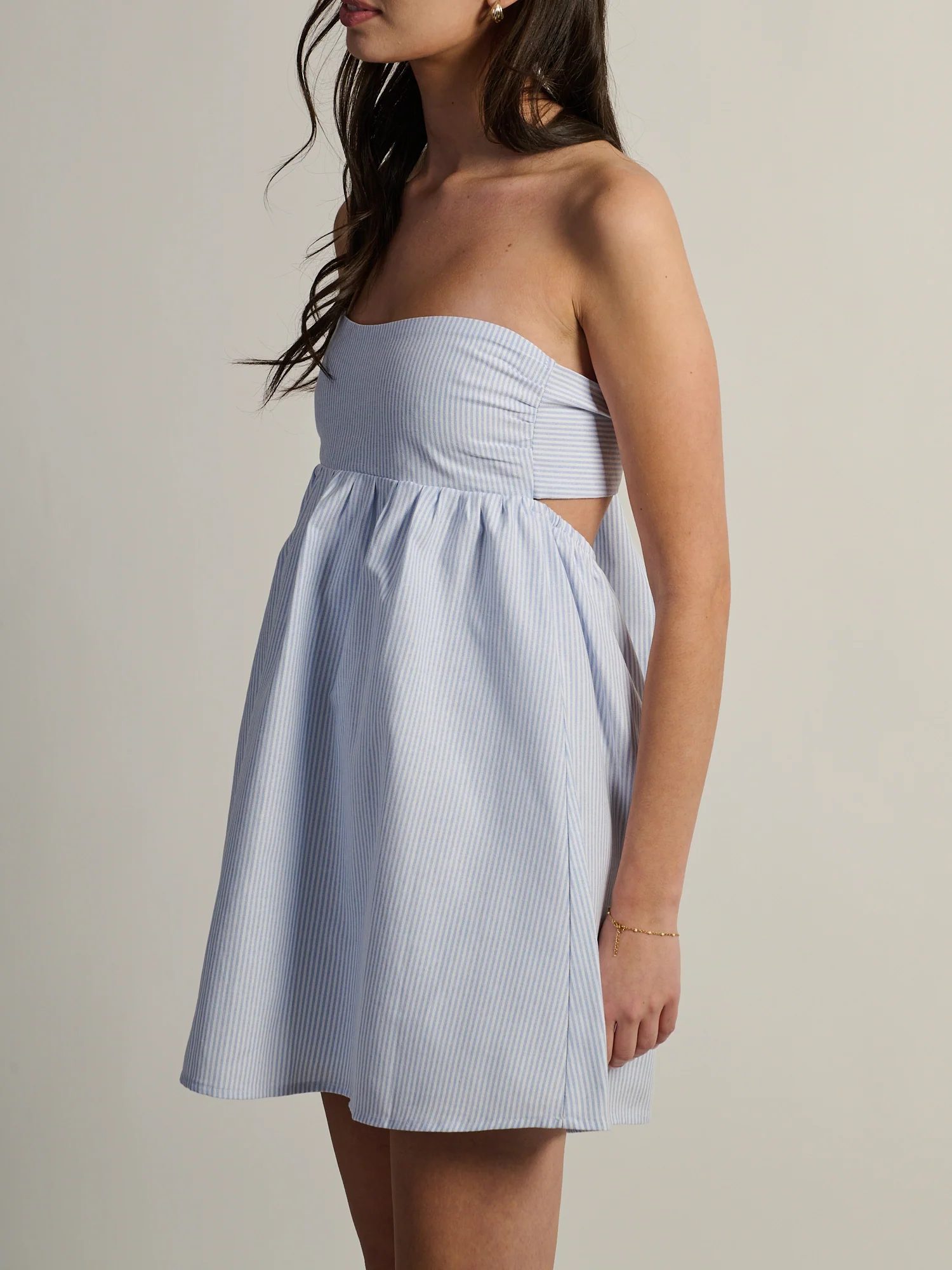 HARLOW JUNE DRESS - PINSTRIPE - Image 5