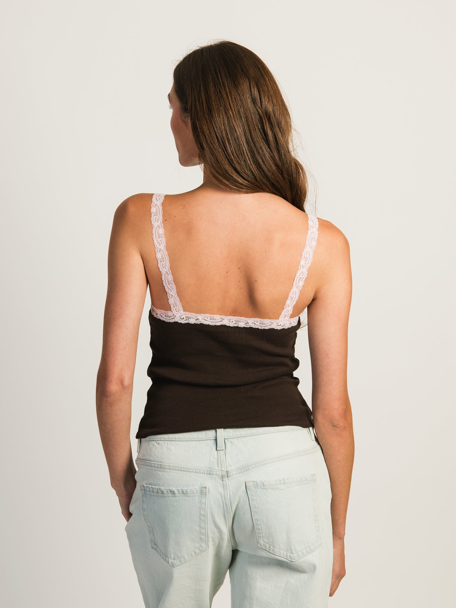 HARLOW LENI TANK - CHOCOLATE - Image 3