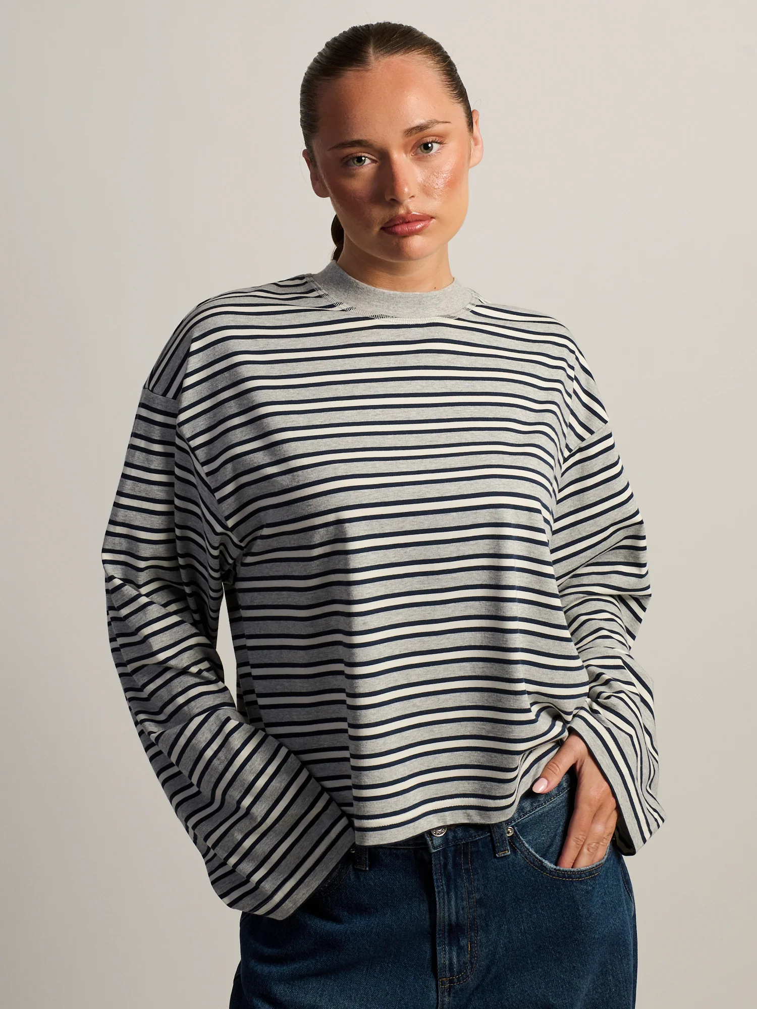 HARLOW LOLA LONG SLEEVE - NAVY