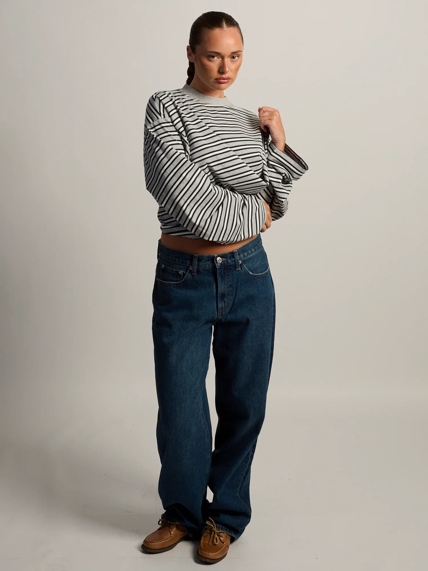HARLOW LOLA LONG SLEEVE - NAVY - Image 2