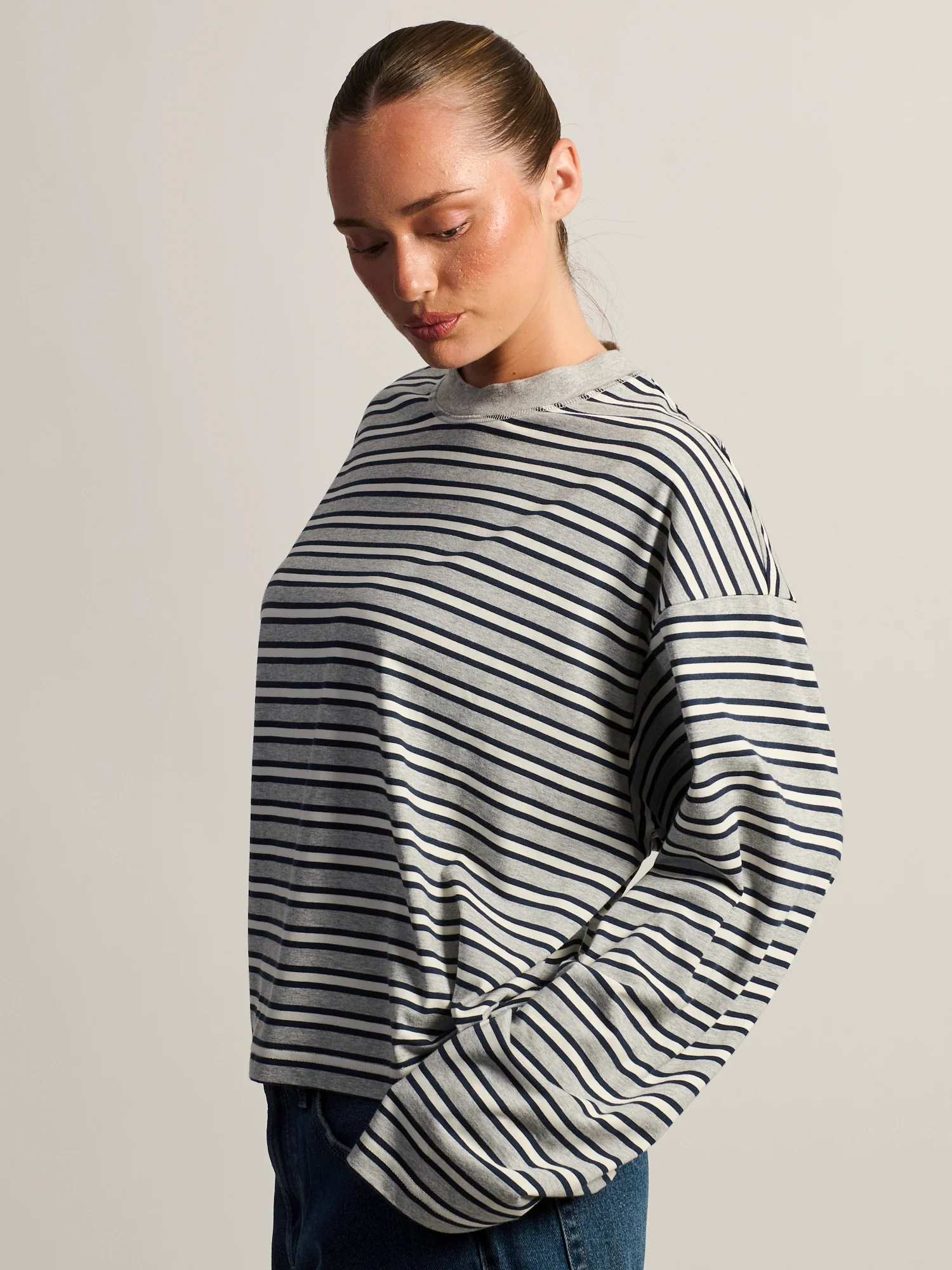 HARLOW LOLA LONG SLEEVE - NAVY - Image 3