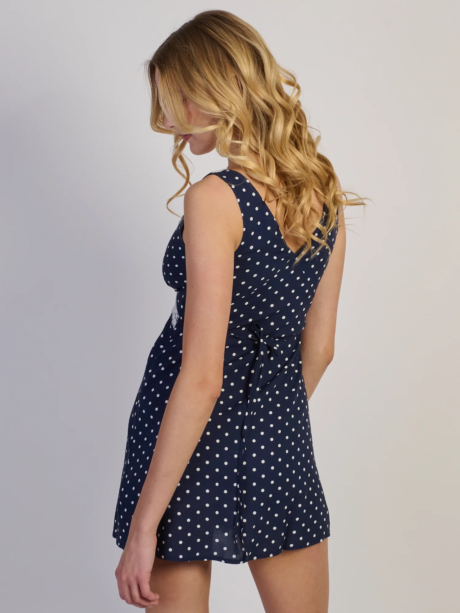 HARLOW LUCY DRESS - NAVY - Image 5