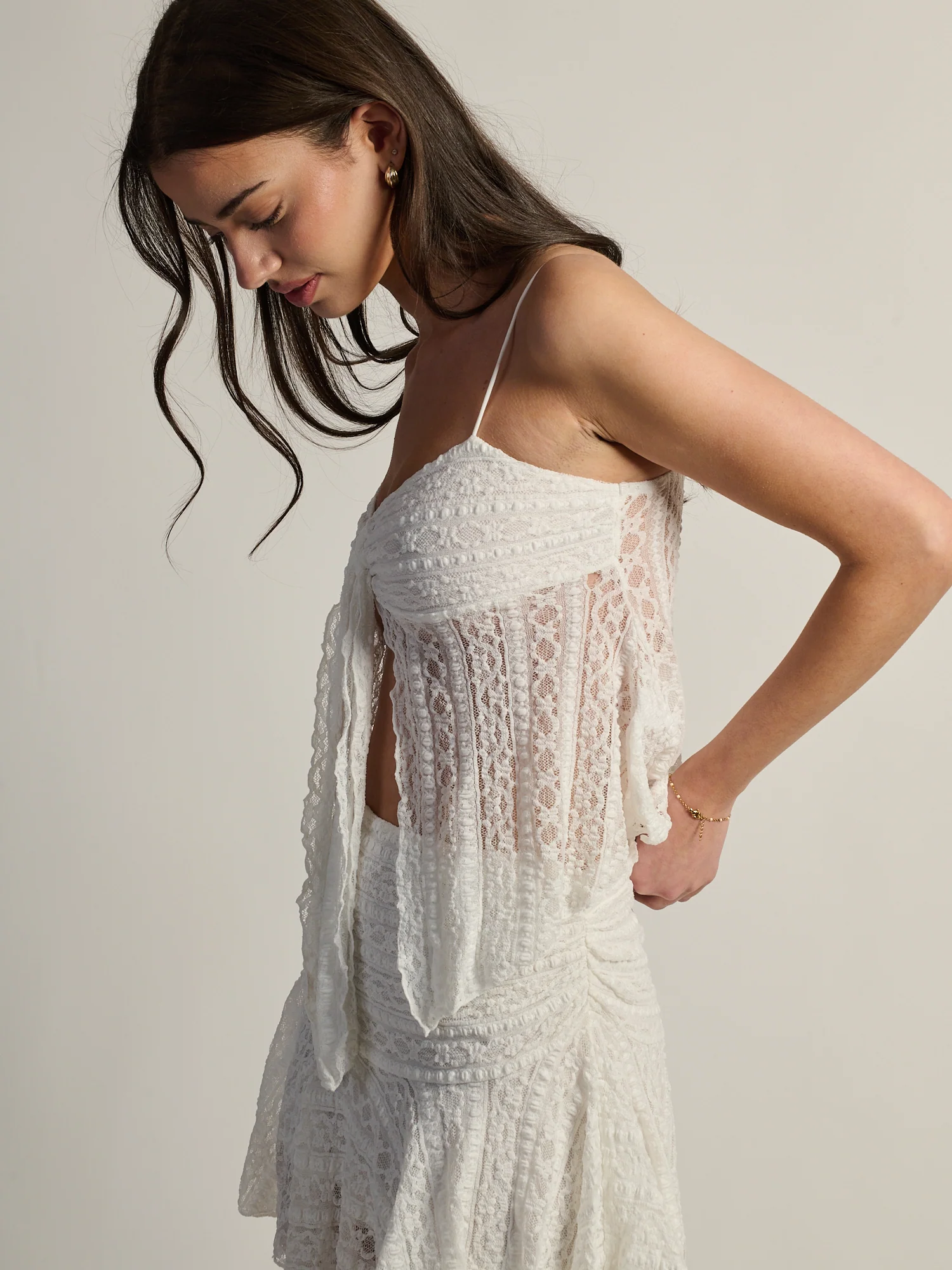 HARLOW MELODY TANK - WHITE - Image 5