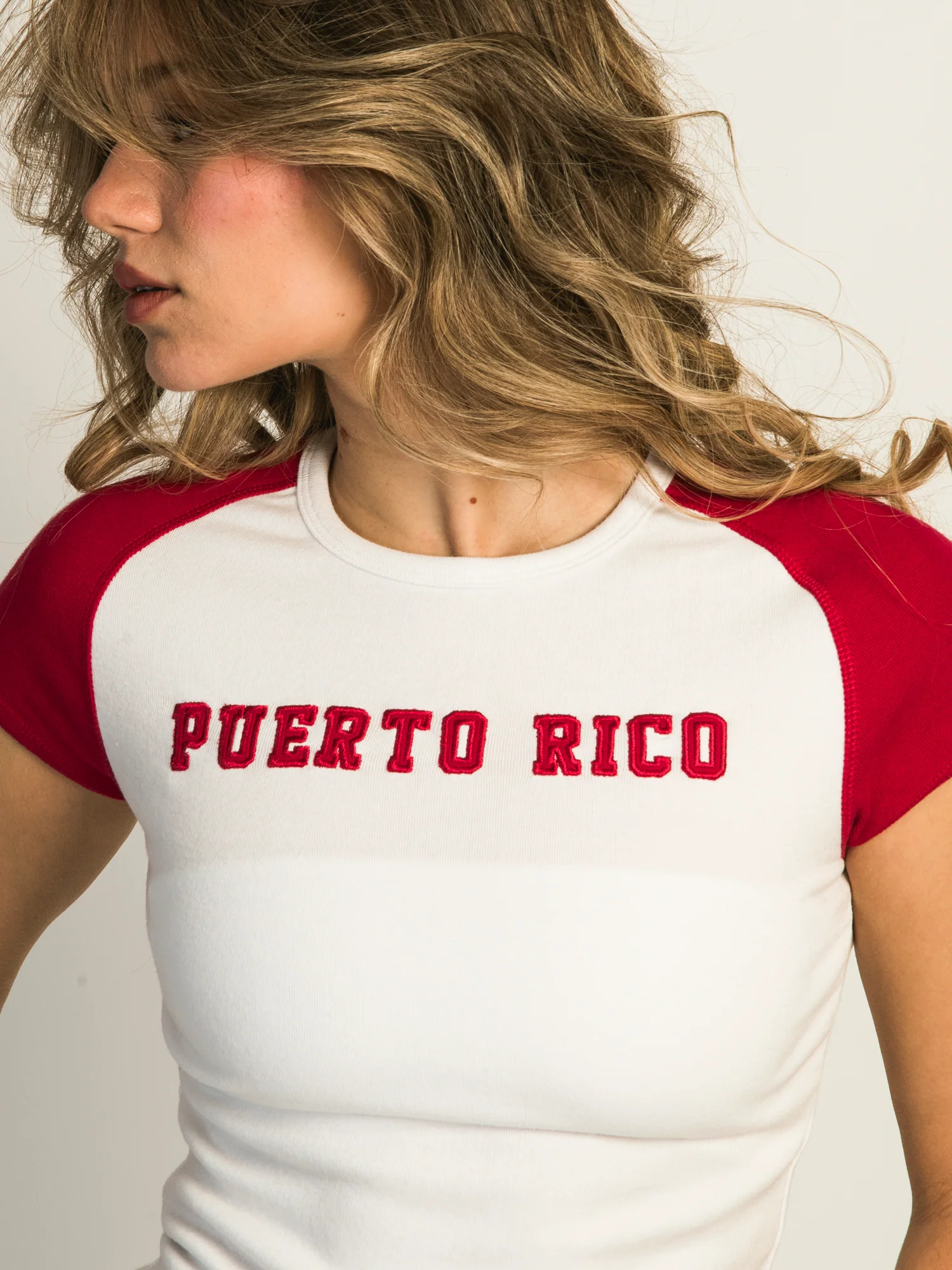 HARLOW MISSY APPLIQUE TEE - PUERTO RICO - Image 3