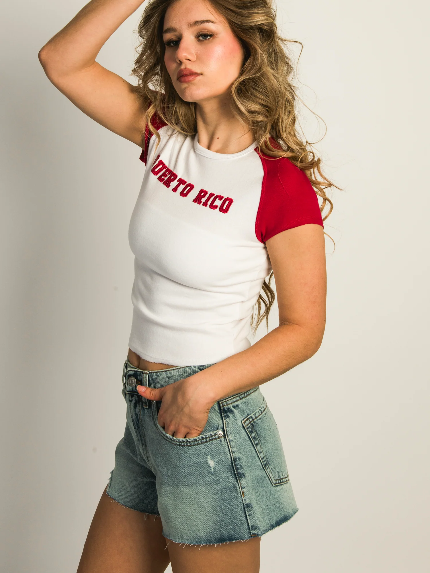 HARLOW MISSY APPLIQUE TEE - PUERTO RICO - Image 5